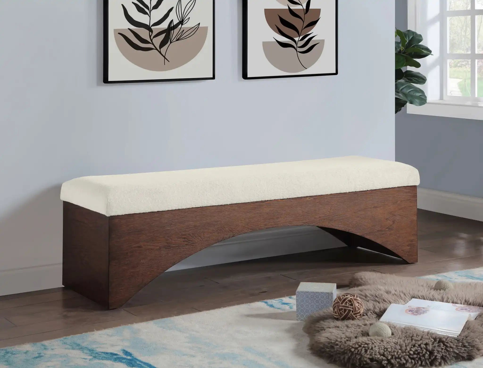 Lawson - Bench With Brown Base