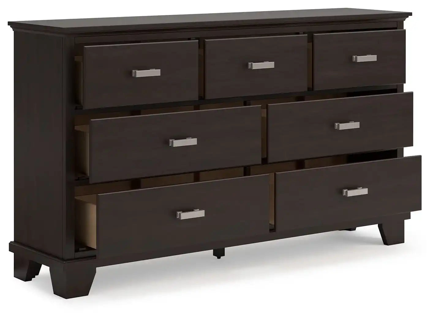 Covetown - Dresser - Dark Brown - Best Buy Furniture