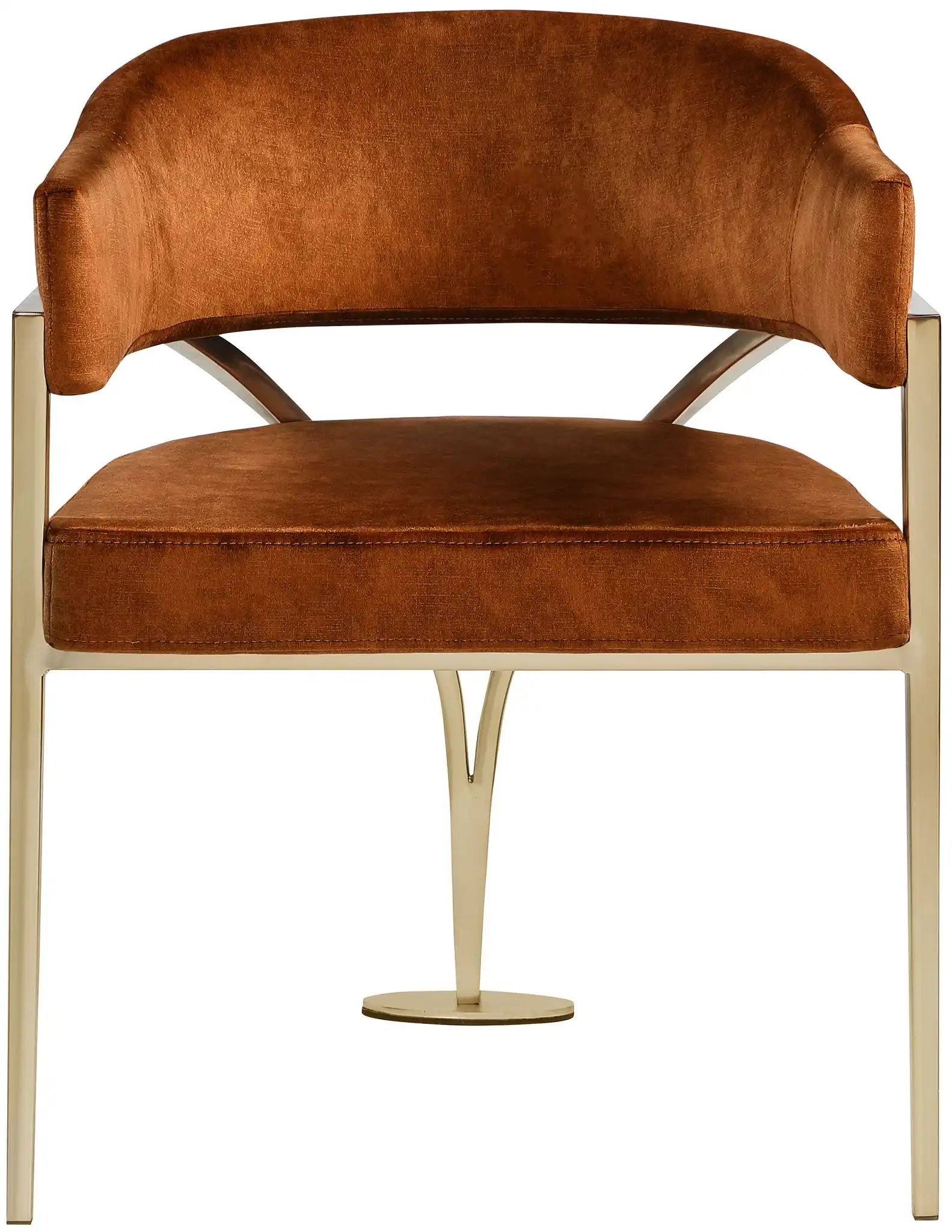 Madelyn - Dining Chair (Set of 2) - Brushed Brass