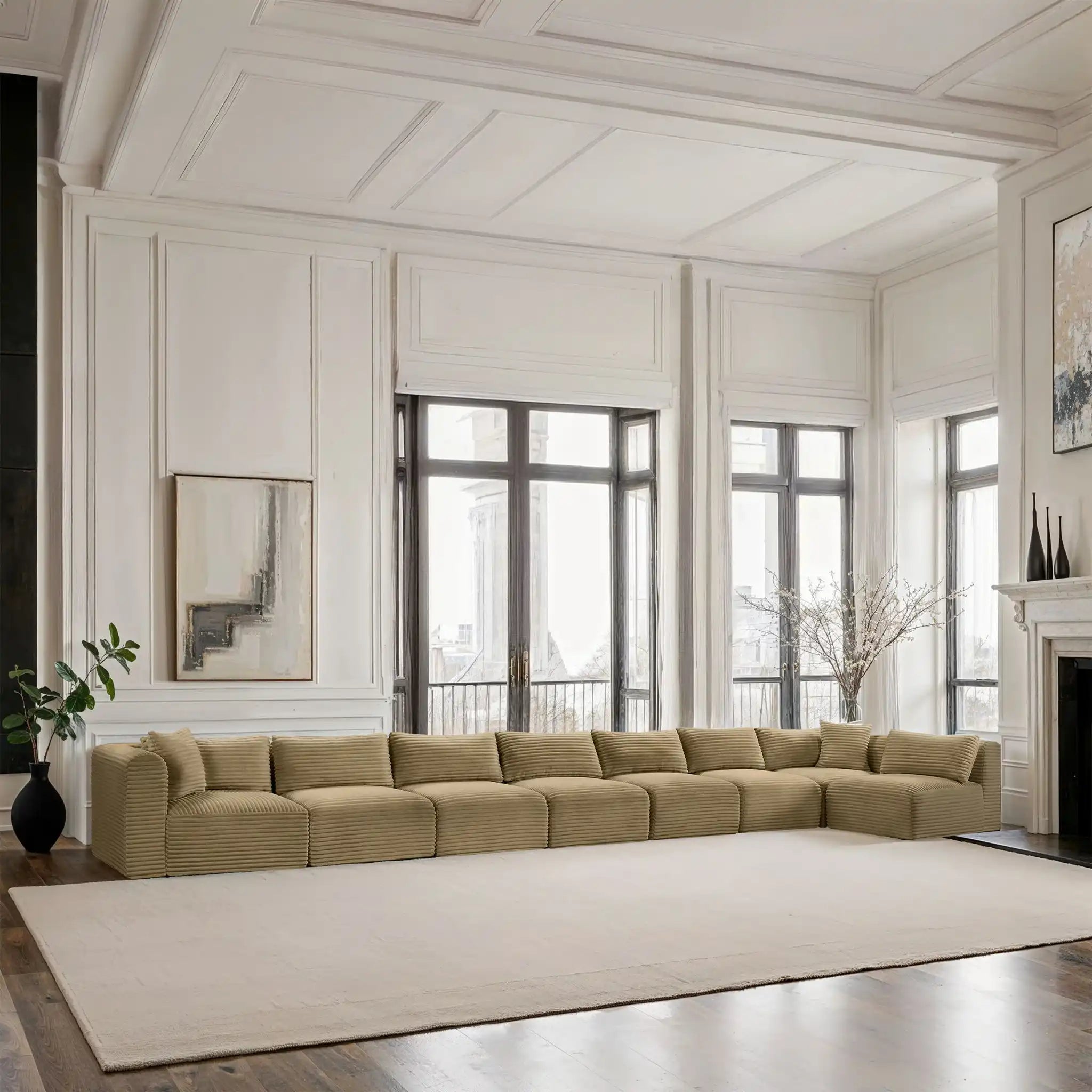 Shaggy - 8 Piece Modular Sectional