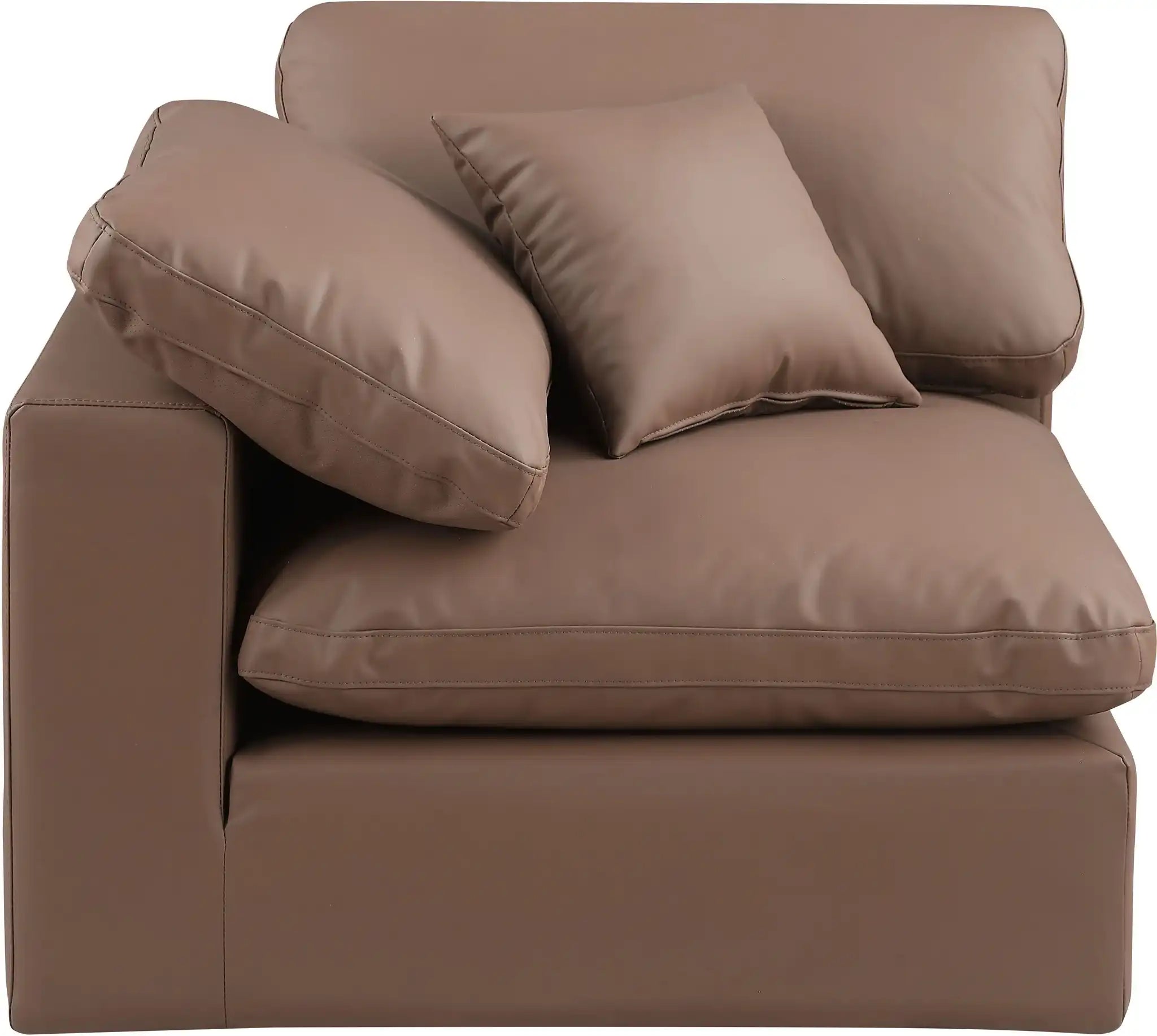 Comfy - Faux Leather Corner Chair