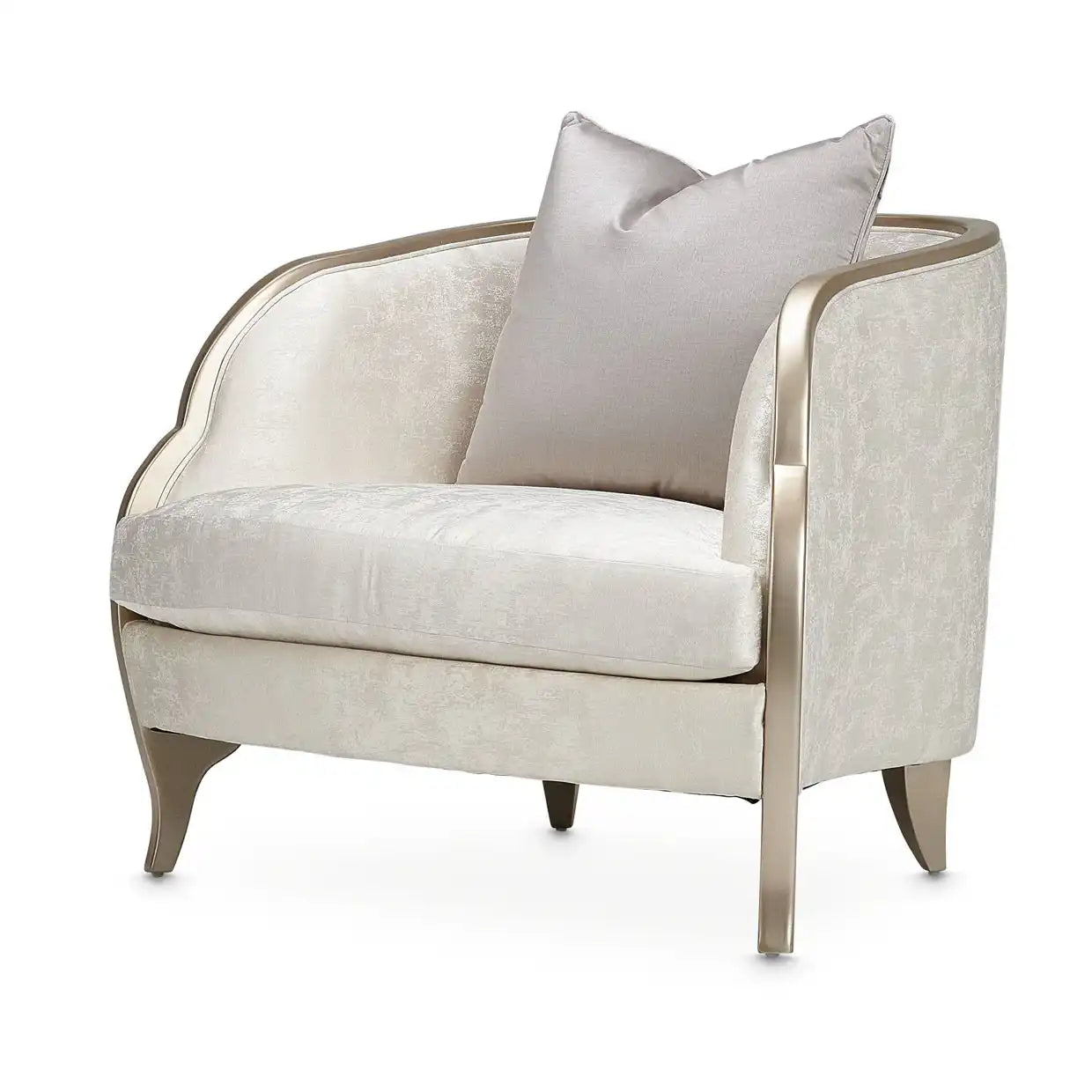 Malibu Crest - Chair - Cloud White/Chardonnay - Best Buy Furniture