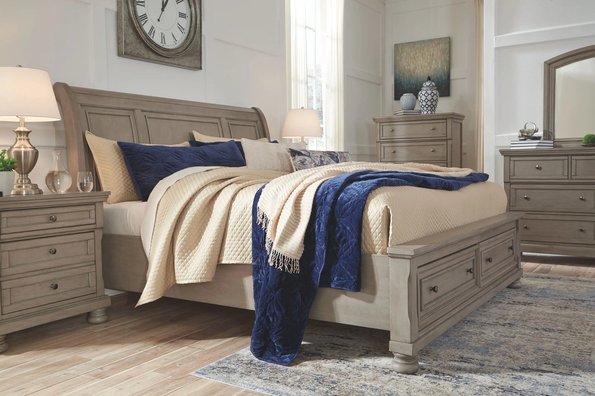 Lettner - Sleigh Bedroom Set - Best Buy Furniture
