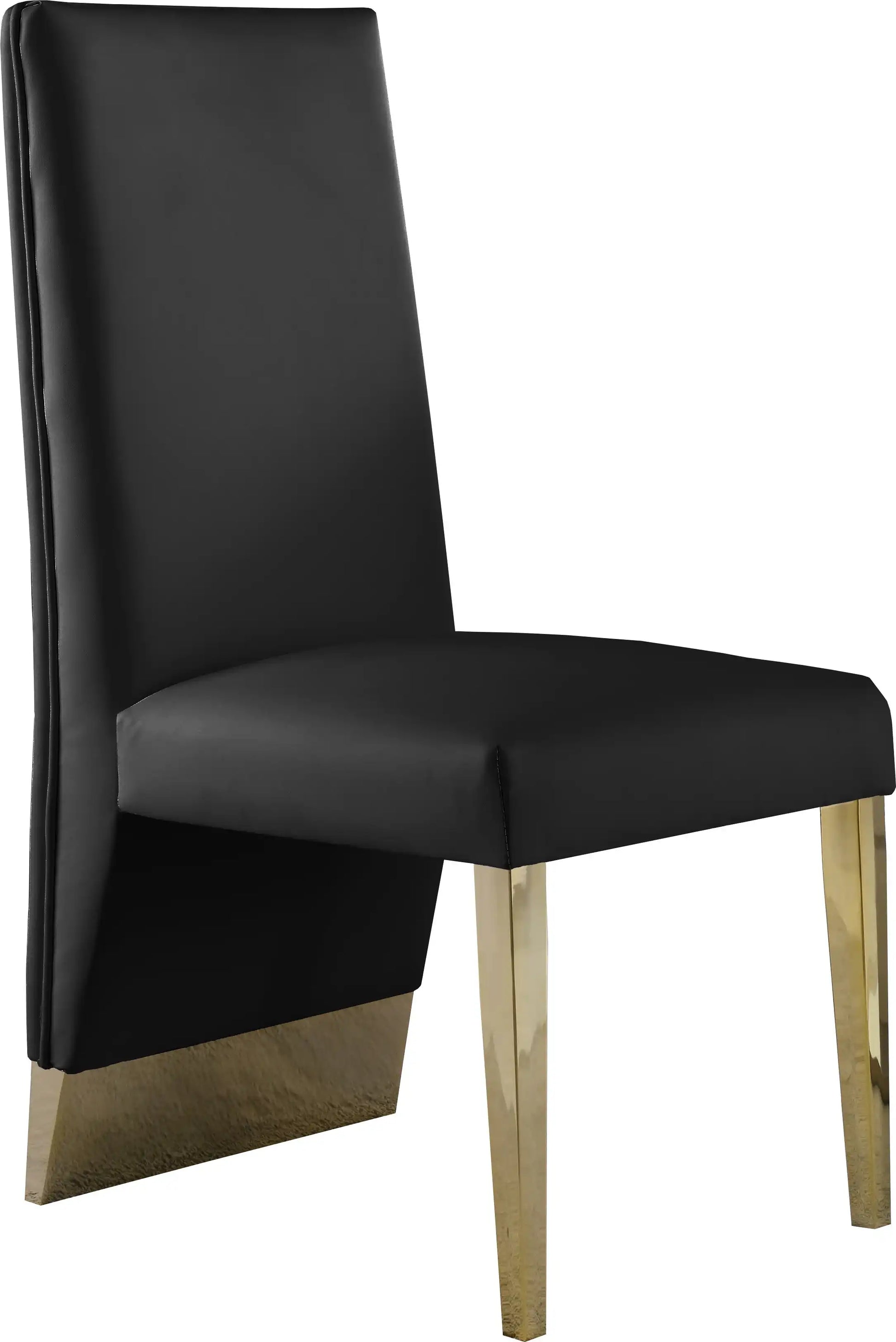 Porsha - Dining Chair (Set of 2) - Gold Base - Best Buy Furniture