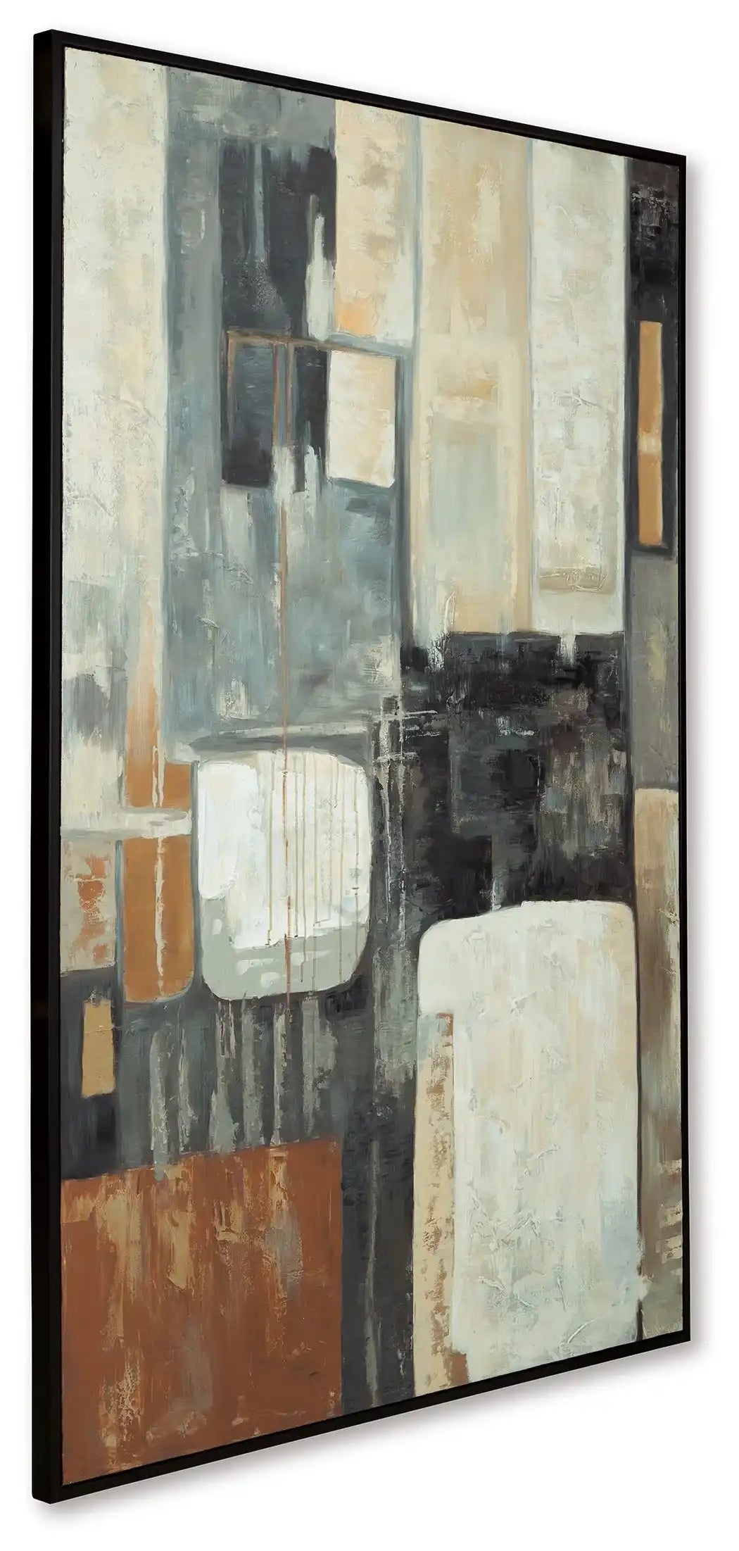 Howford - Wall Art - Brown / Black / Gray - Best Buy Furniture