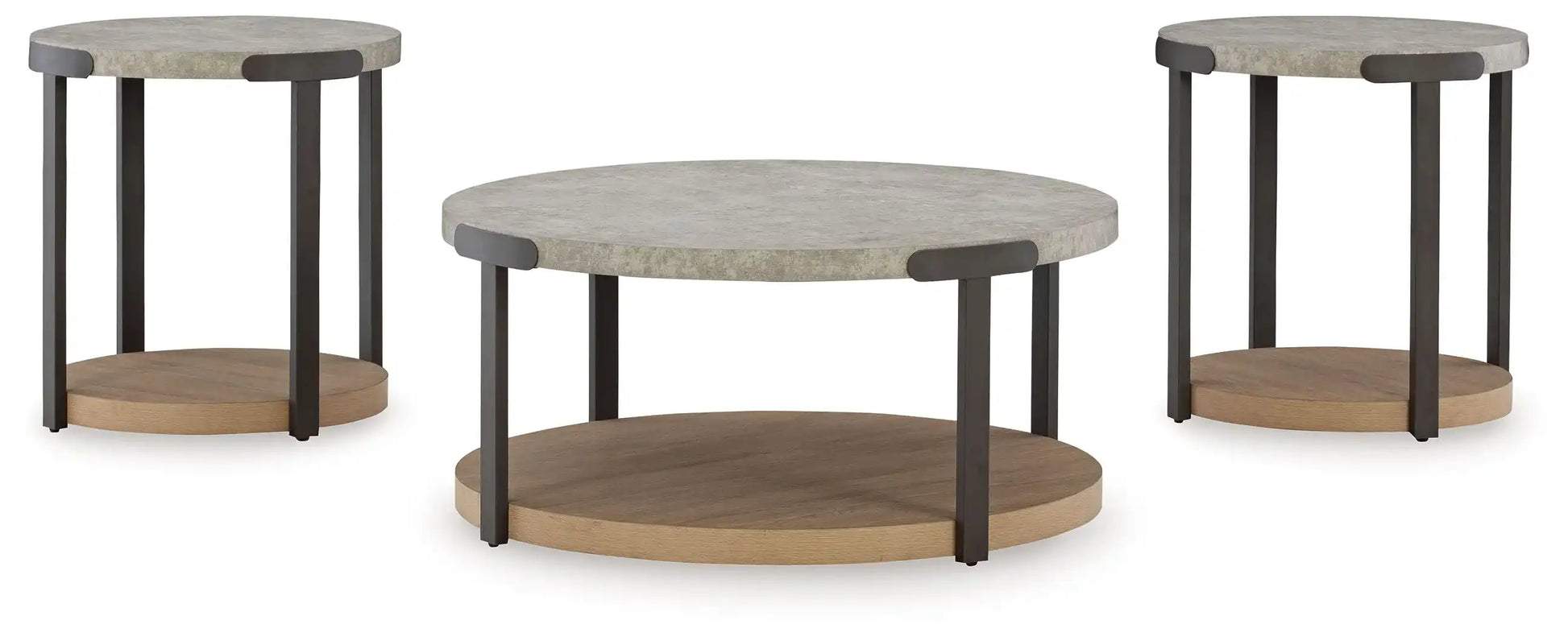 Darthurst - Occasional Table Set (Set of 3) - Light Brown - Best Buy Furniture
