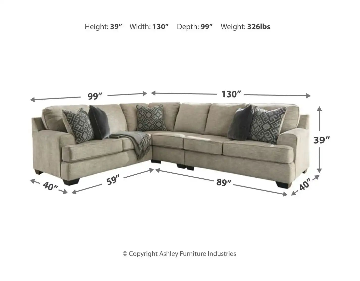 Bovarian - Sectional Set - Best Buy Furniture