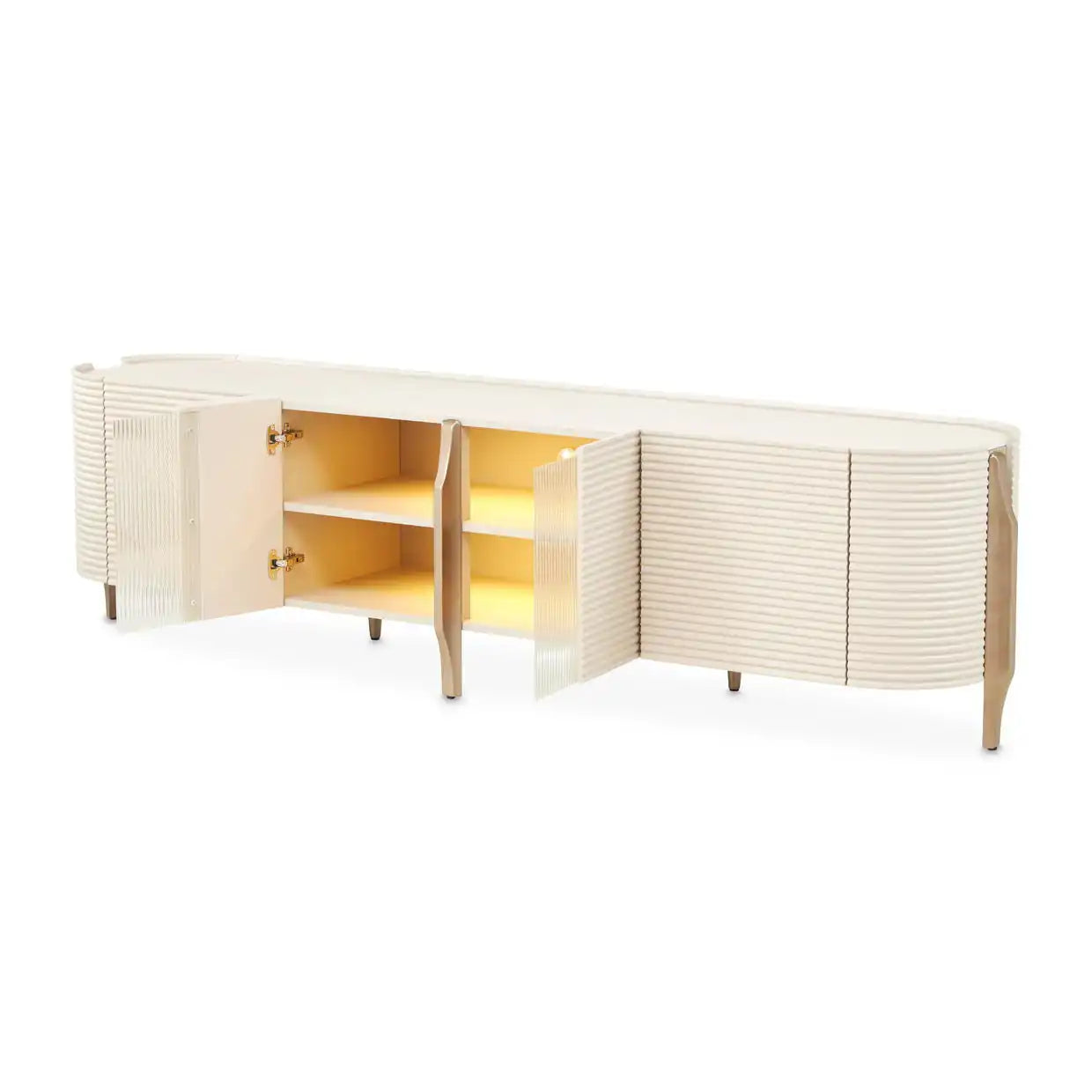 Mod Dream - Media Cabinet - Rich Champagne - Best Buy Furniture