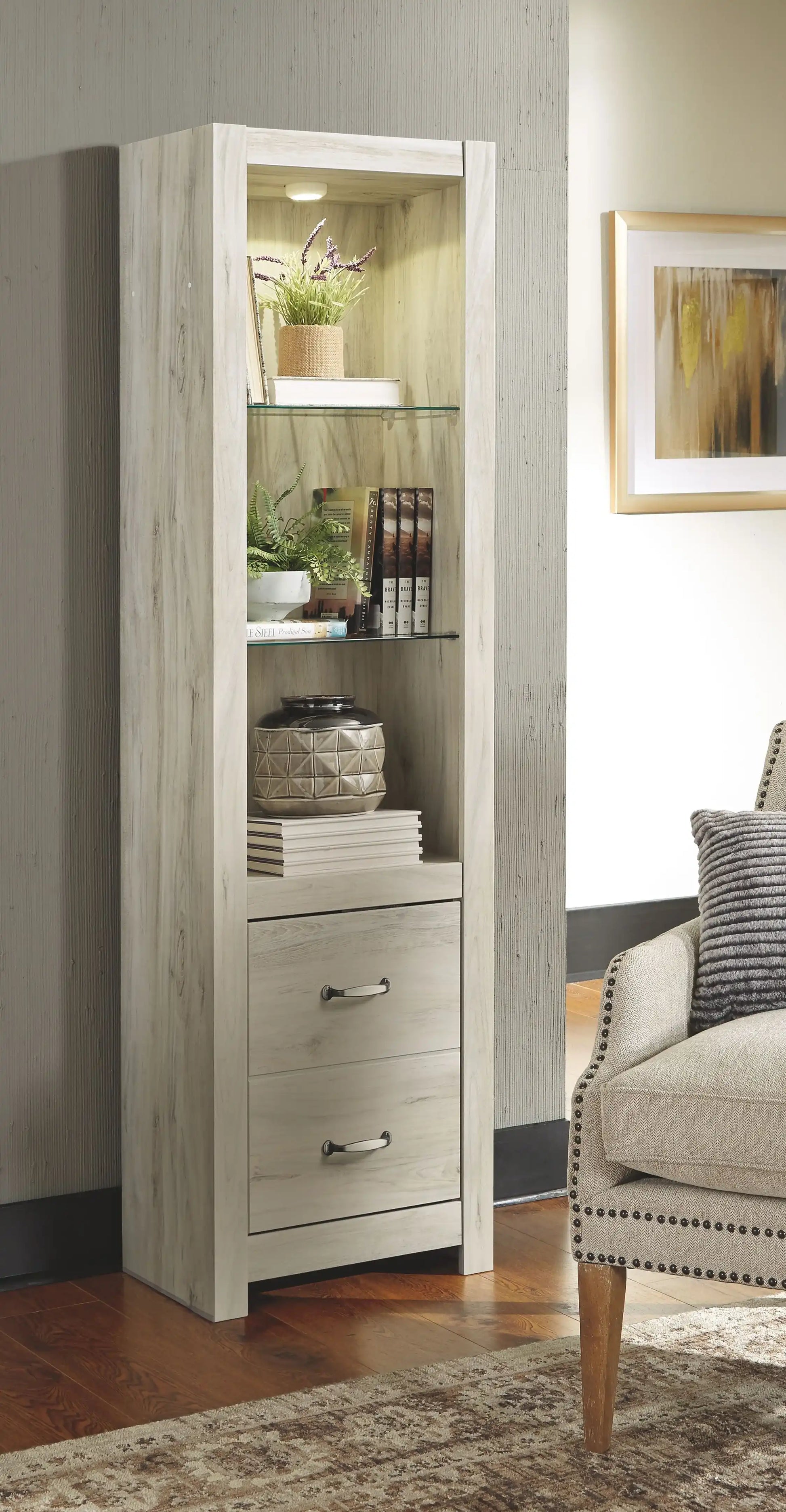 Bellaby - Pier - 2 Drawers - Whitewash - Best Buy Furniture