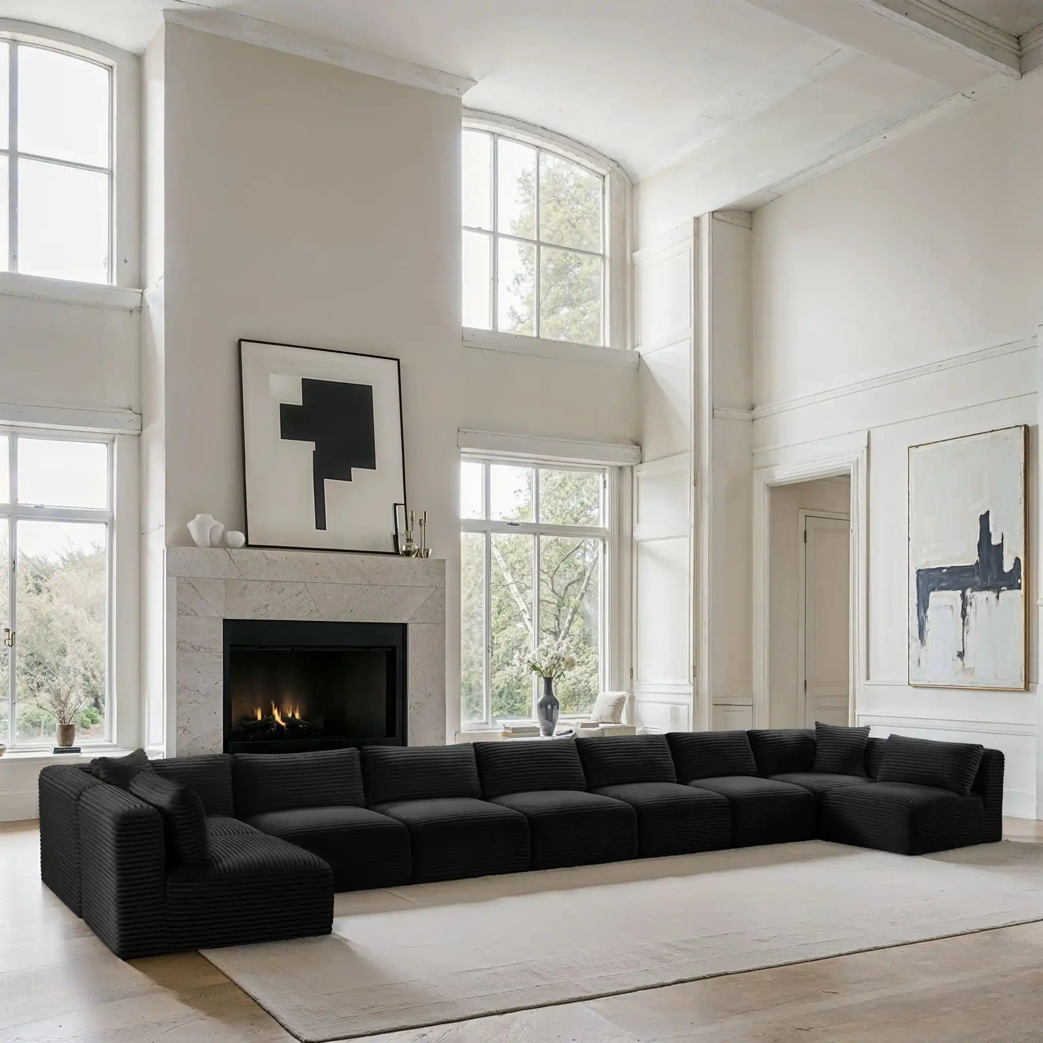 Shaggy - 9 Piece Modular Sectional