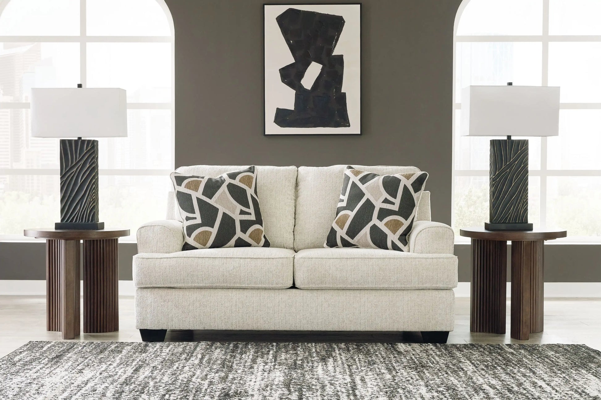 Heartcort - Loveseat - Quartz - Best Buy Furniture