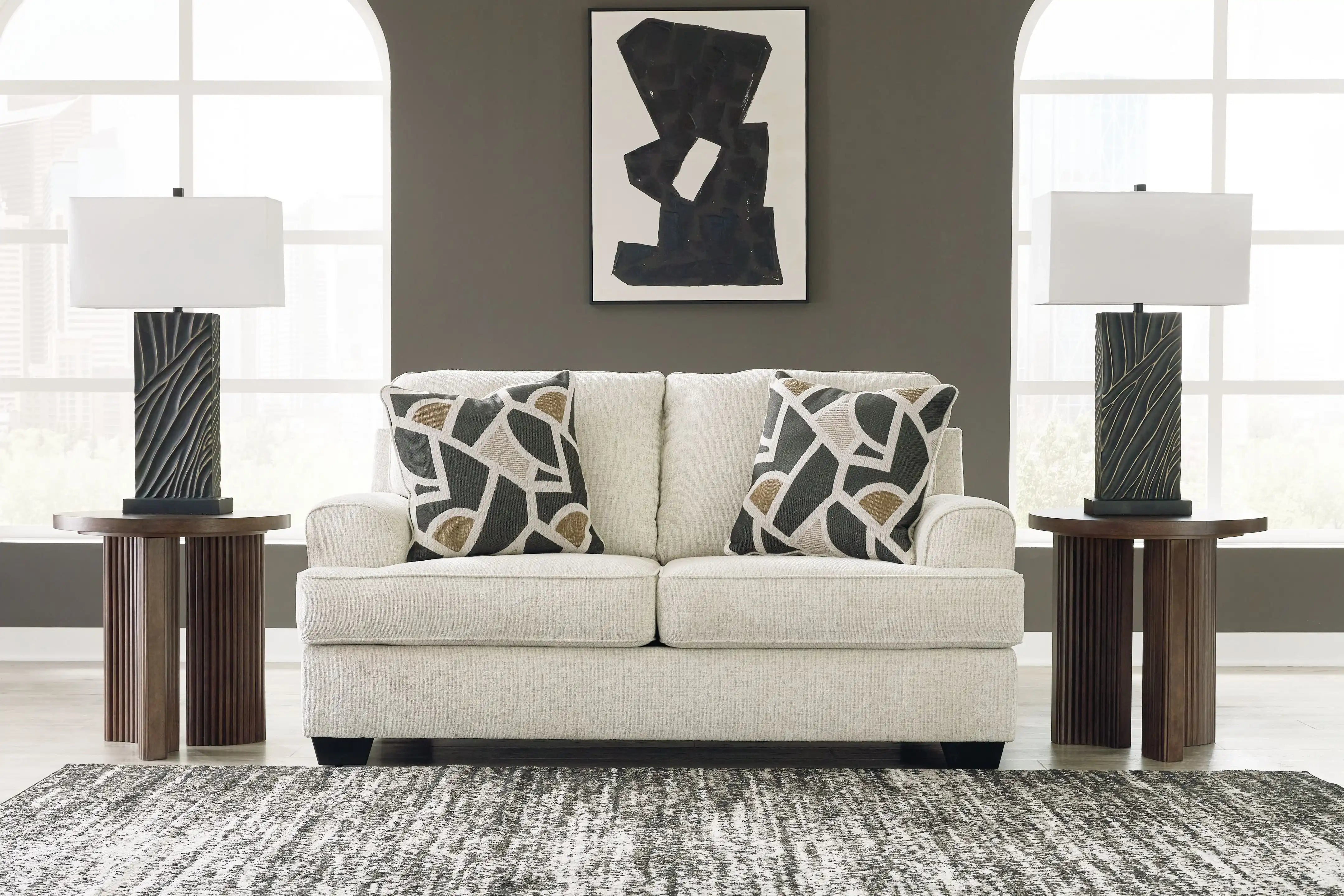 Heartcort - Loveseat - Quartz - Best Buy Furniture