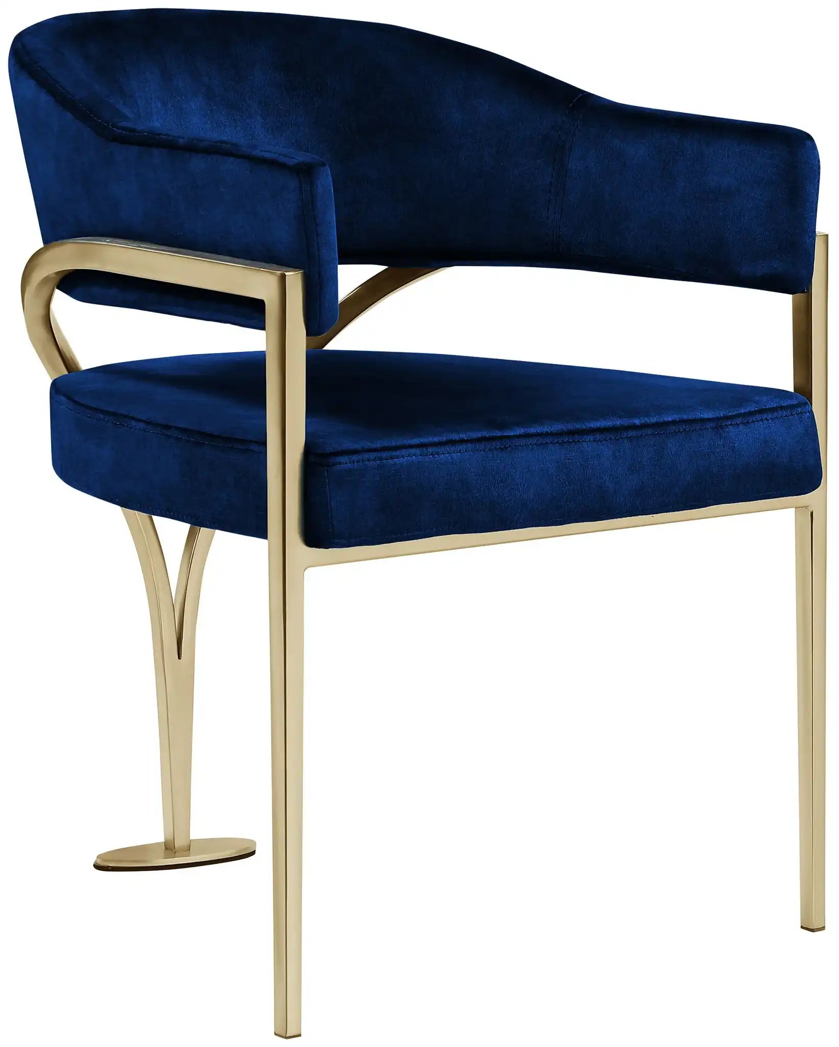 Madelyn - Dining Chair (Set of 2) - Brushed Brass - Best Buy Furniture