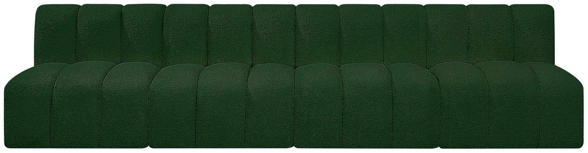 Arc - Boucle Fabric 4 Seats Modular Sofa