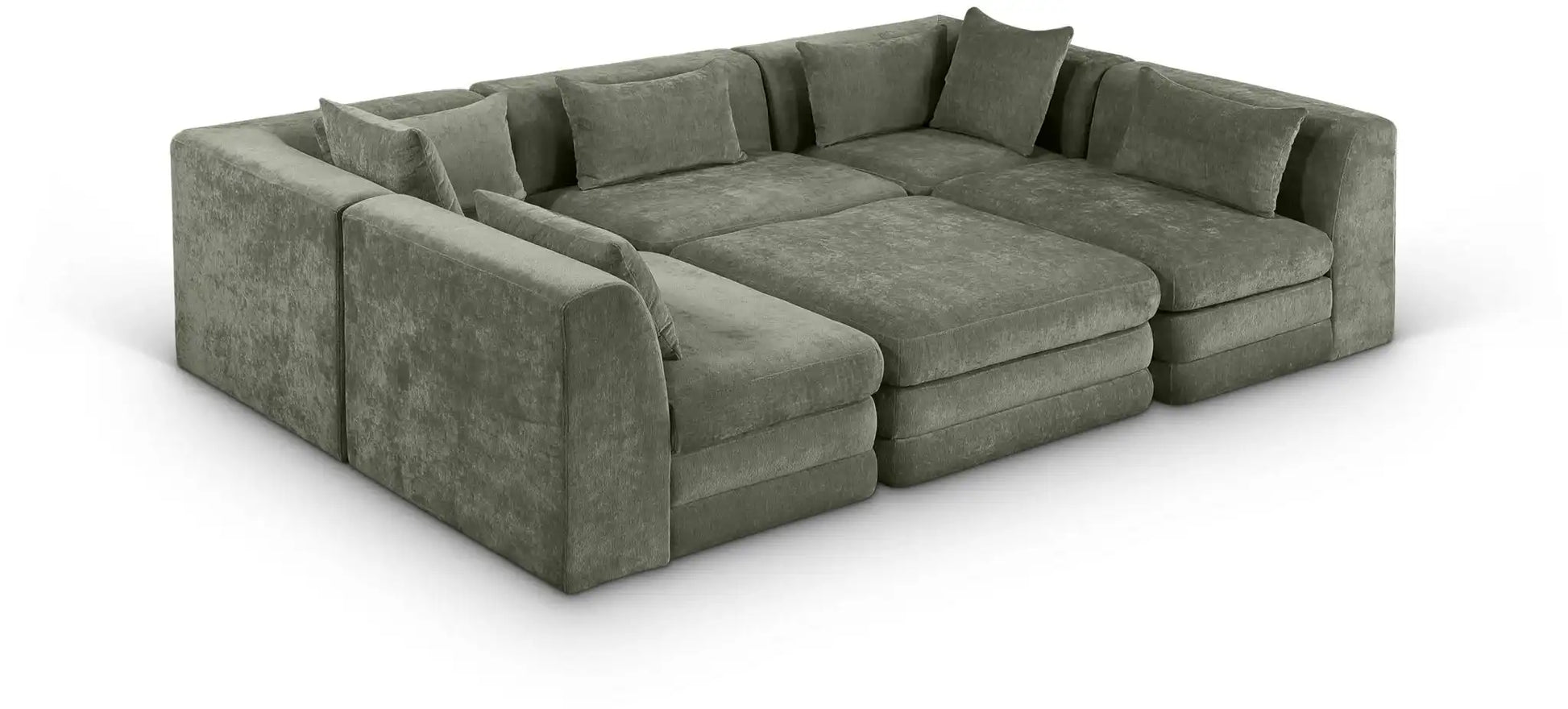 Stellar - 6 Piece Upholstered Modular Sectional - Best Buy Furniture