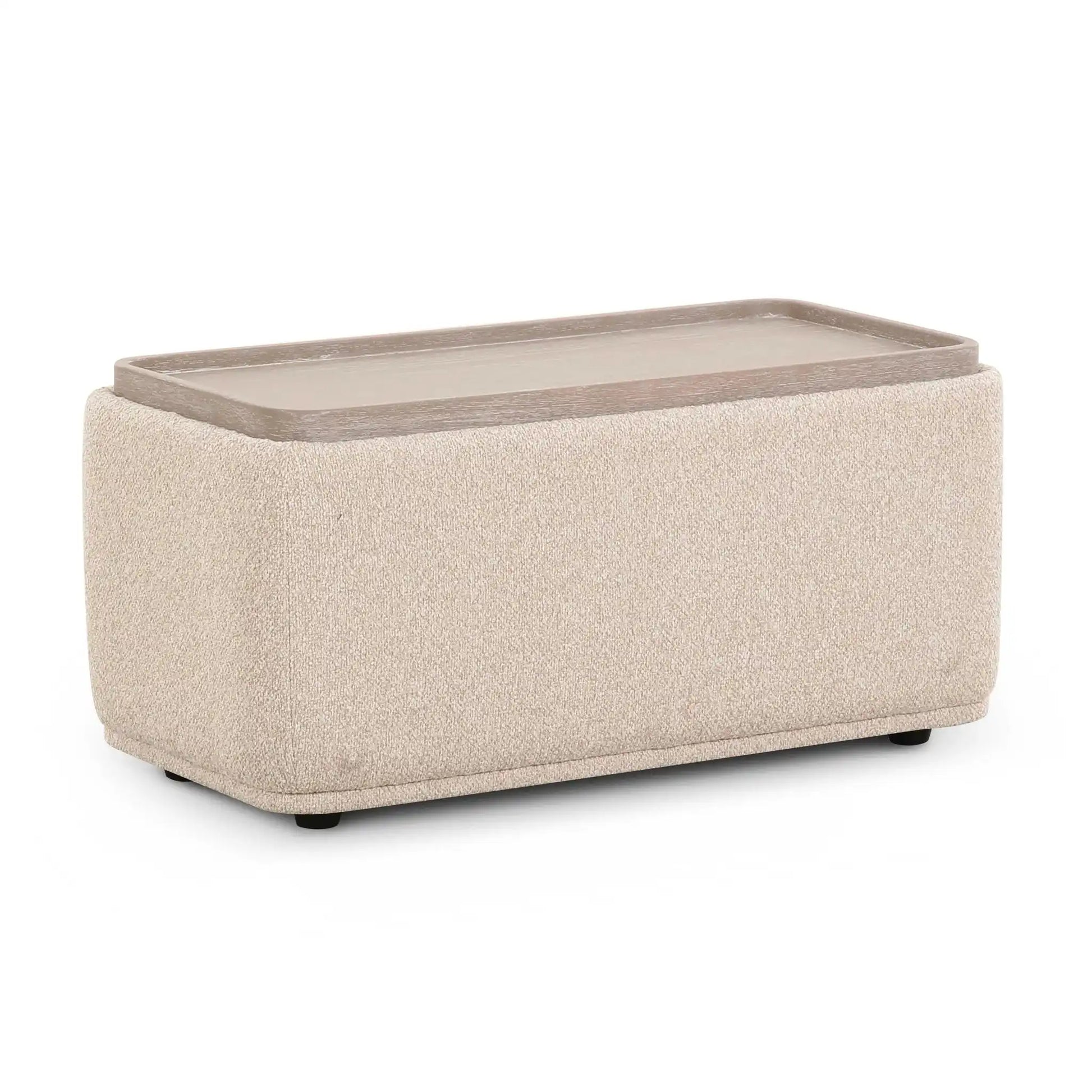 Sylvie - Ottoman Table - Cream - Best Buy Furniture