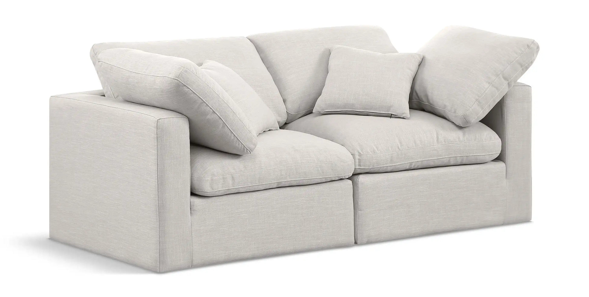 Indulge - Linen 2 Seat Modular Sofa - Best Buy Furniture