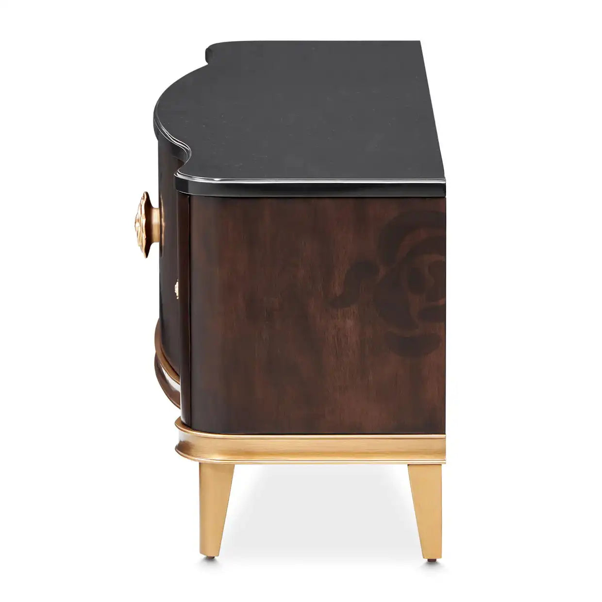 Camellia Field - Media Cabinet - Dark Brown - Best Buy Furniture