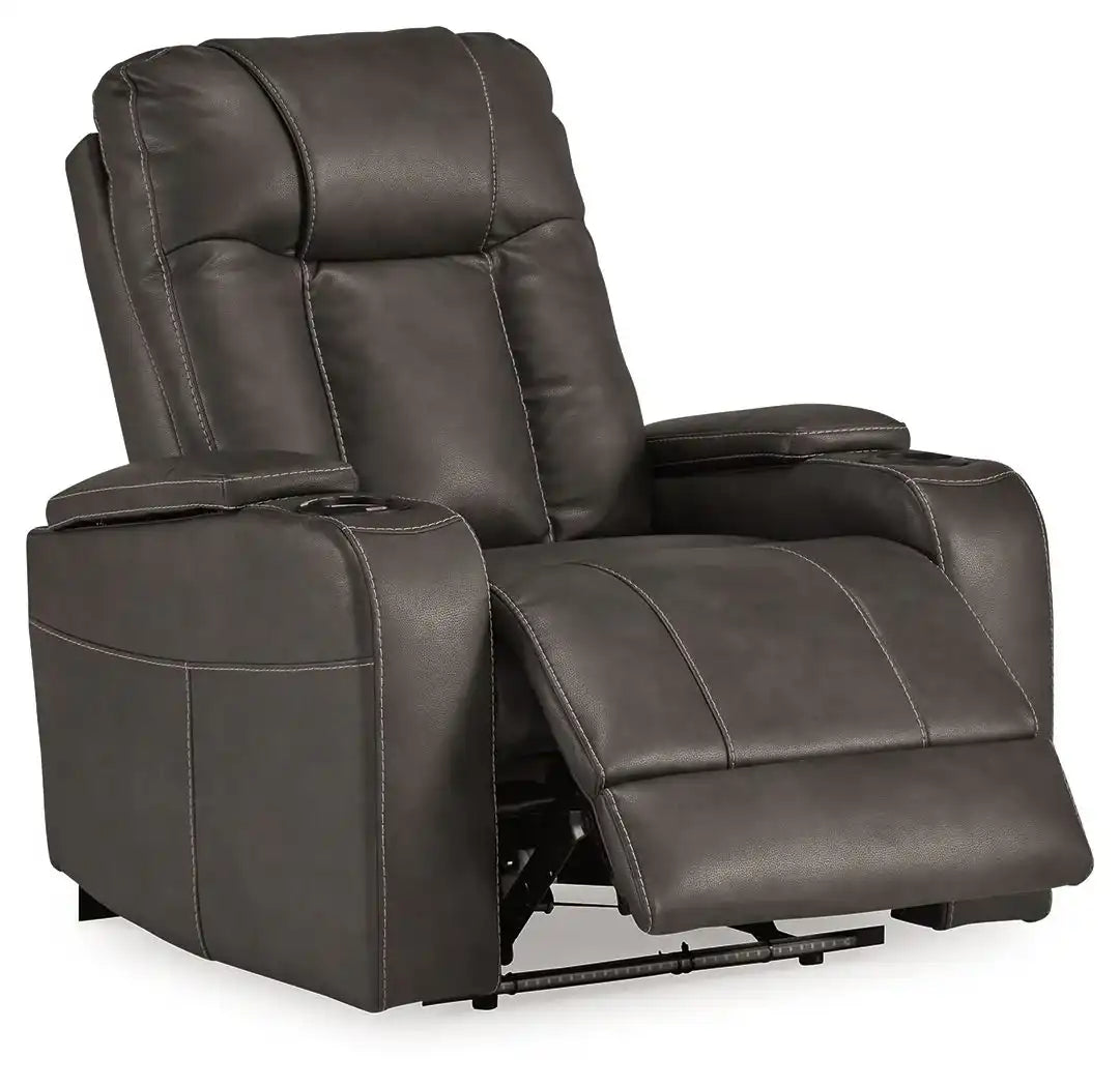 Feazada - Power Recliner With Adj Headrest - Best Buy Furniture