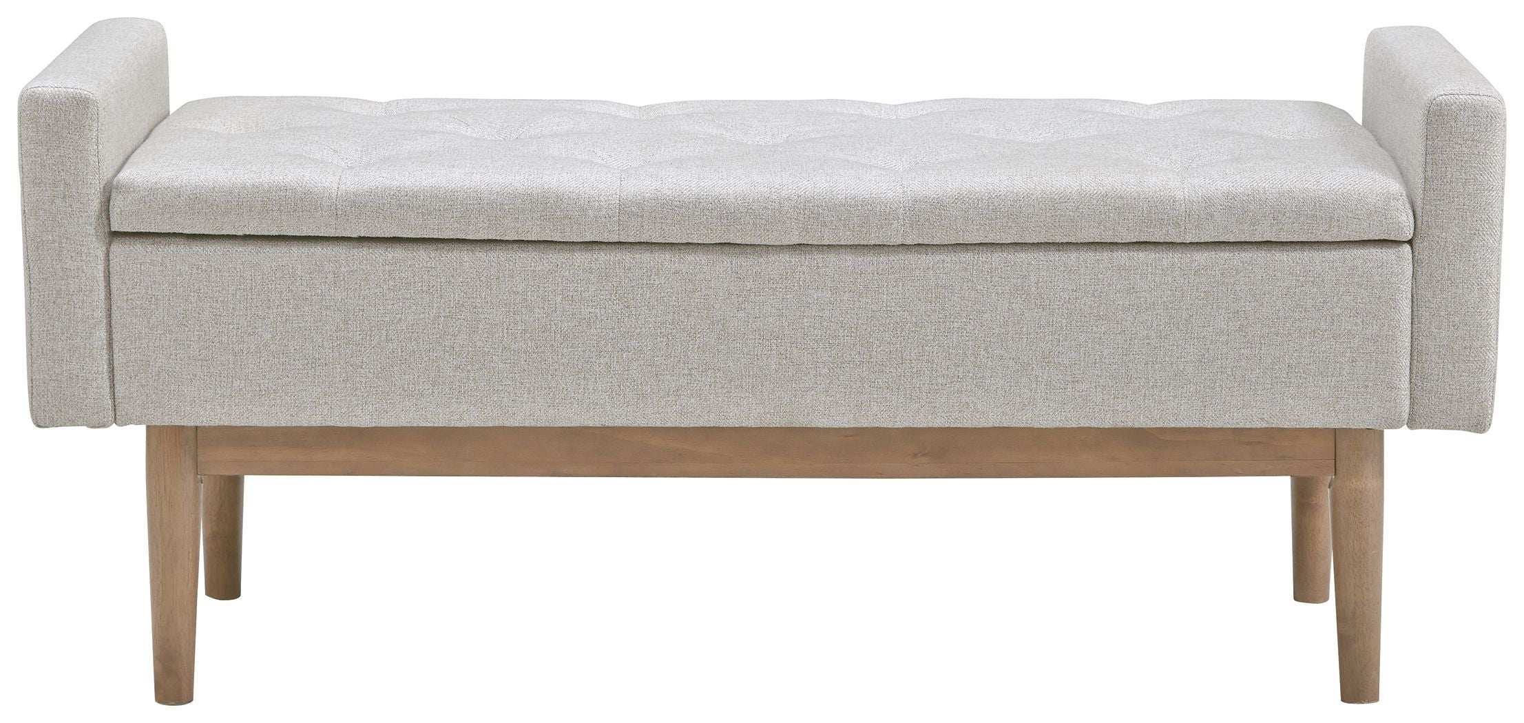 Briarson - Storage Bench - Beige / Brown - Best Buy Furniture