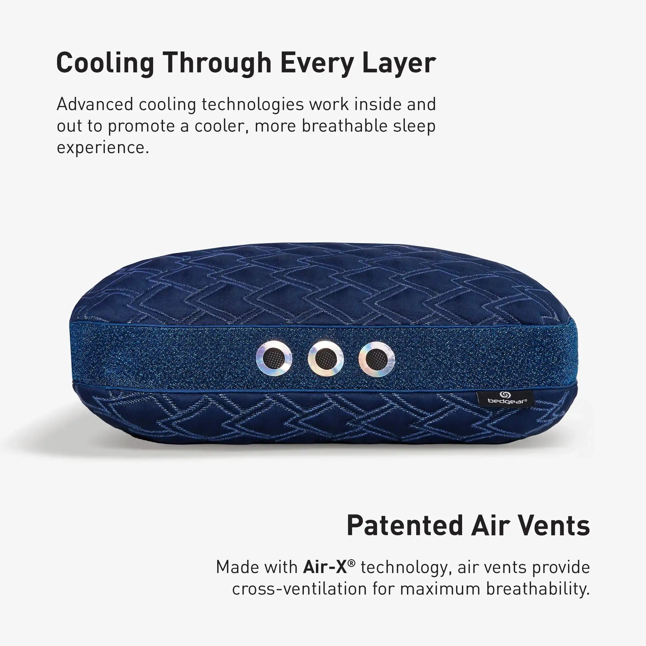 BEDGEAR Night Ice Performance Pillow - Best Buy Furniture