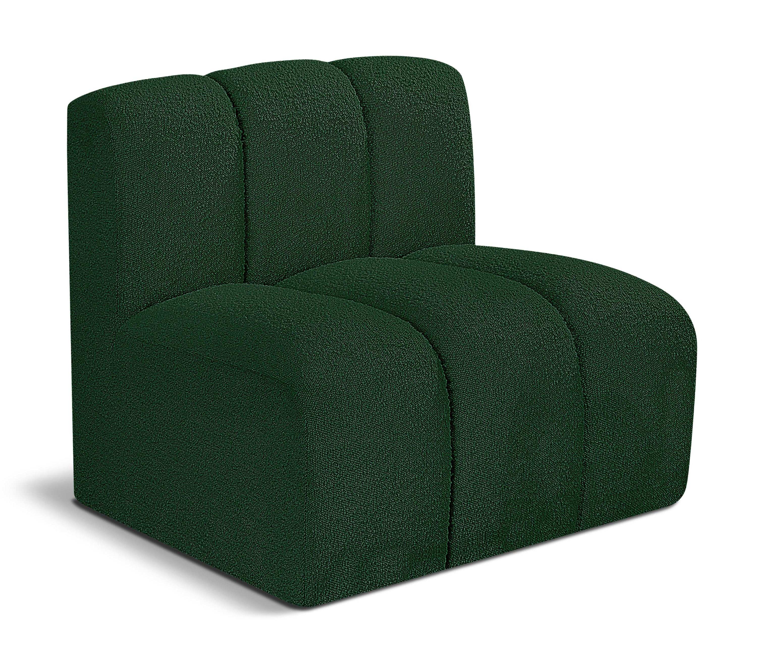Arc - Boucle Fabric Straight Chair - Best Buy Furniture