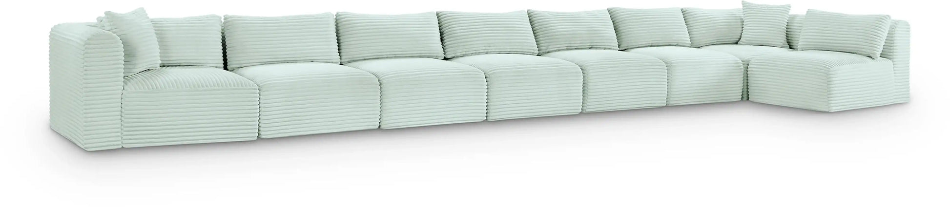 Shaggy - 8 Piece Modular Sectional - Best Buy Furniture