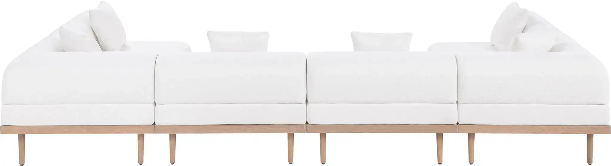 Laguna - 6 Piece 142" Outdoor Patio Modular Sectional