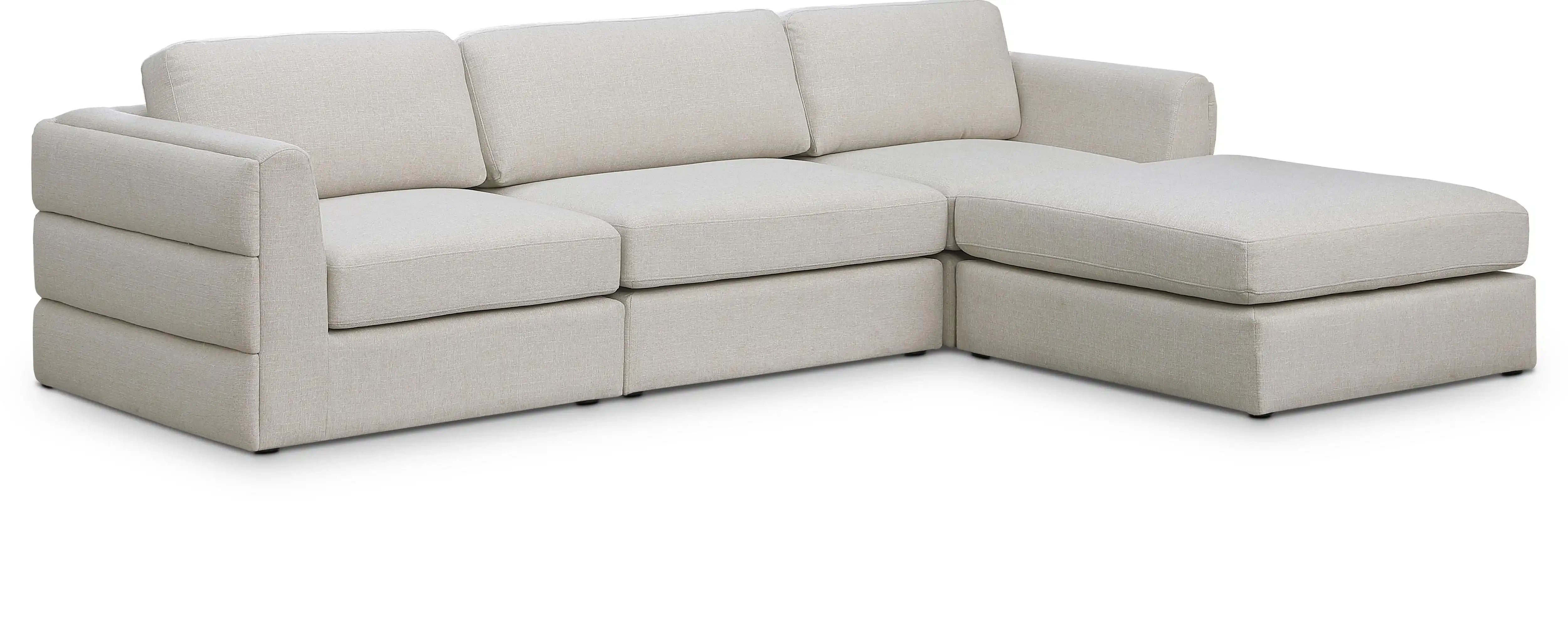Beckham - 4 Piece Modular L-Sahped Sectional - Best Buy Furniture