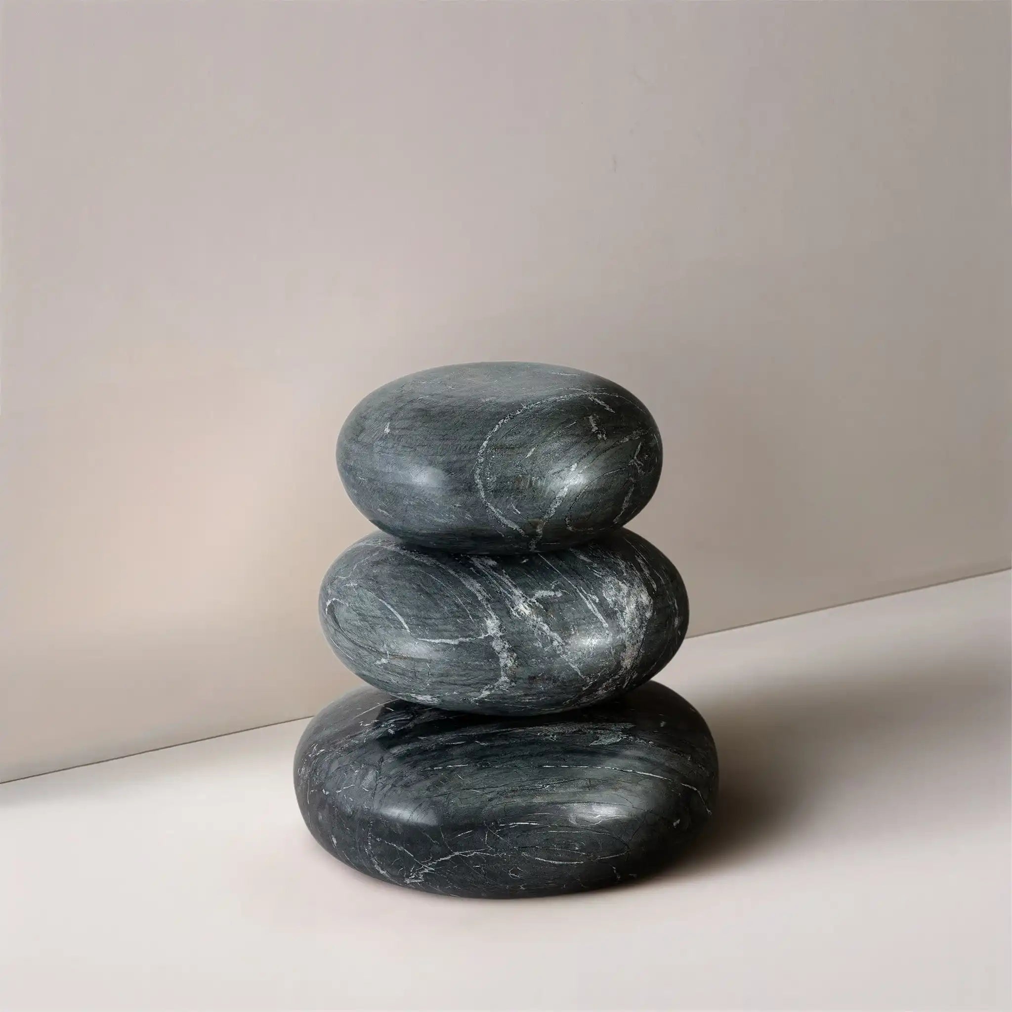 Pumpkin - 3 Piece Marble Decorative Object