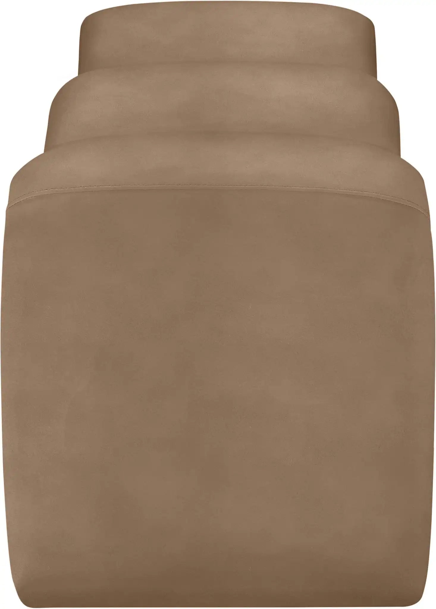 Willow - Faux Leather Bench - Brown