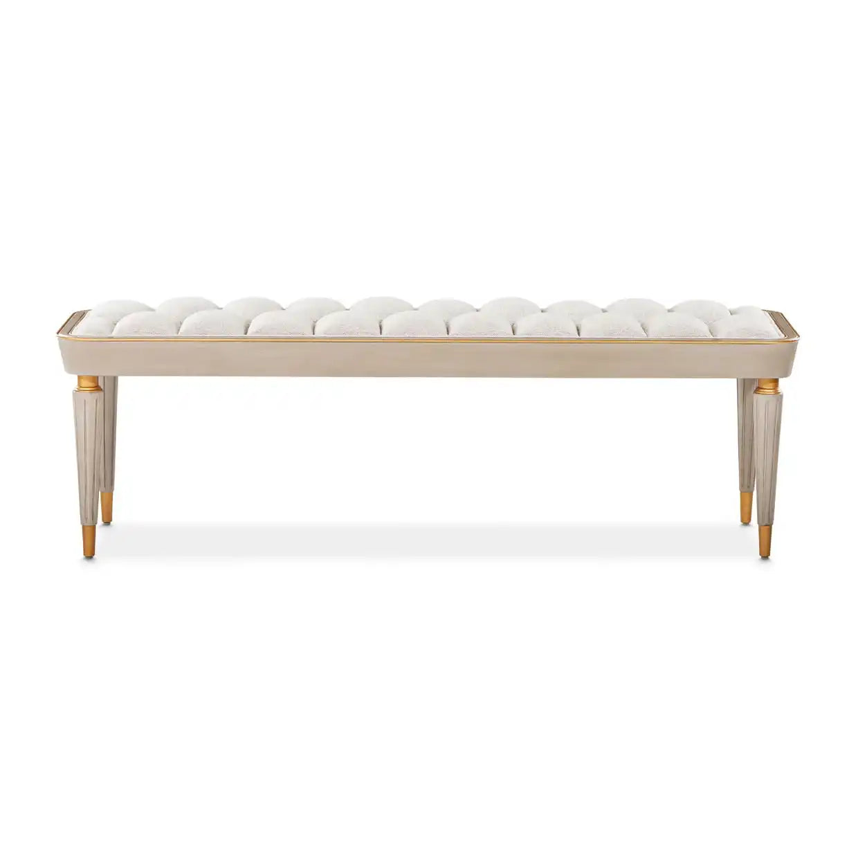 St. Charles - Bench - Dove Gray - Best Buy Furniture