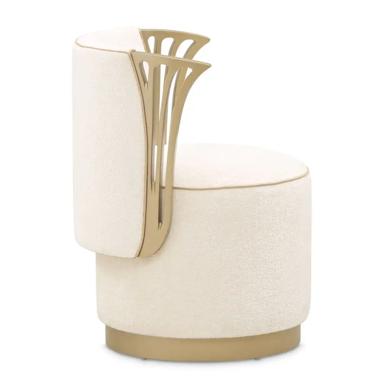 La Terrazza - Vanity Chair - Creamy Pearl - Best Buy Furniture