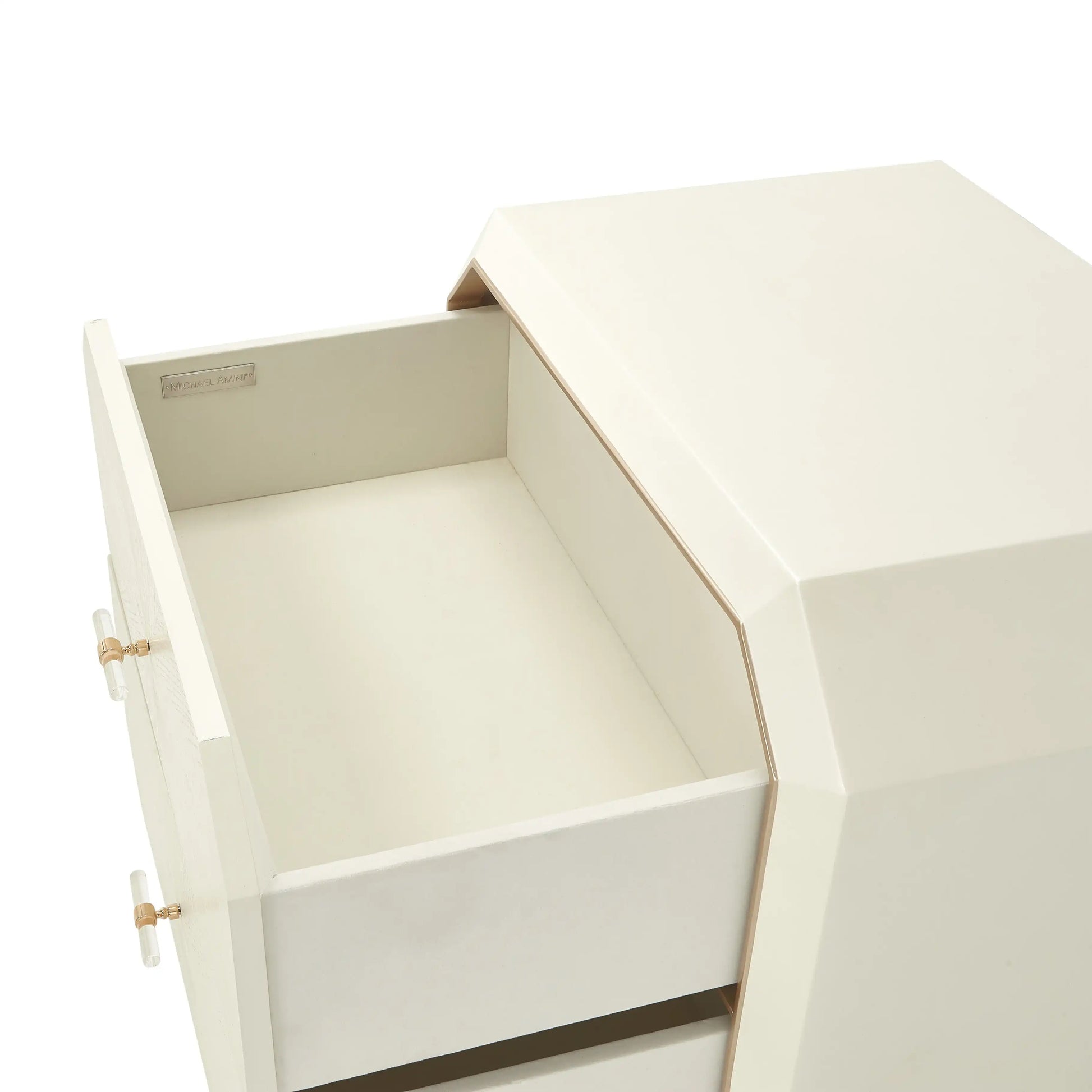 La Rachelle - 2-Drawer Nightstand - Champagne - Best Buy Furniture