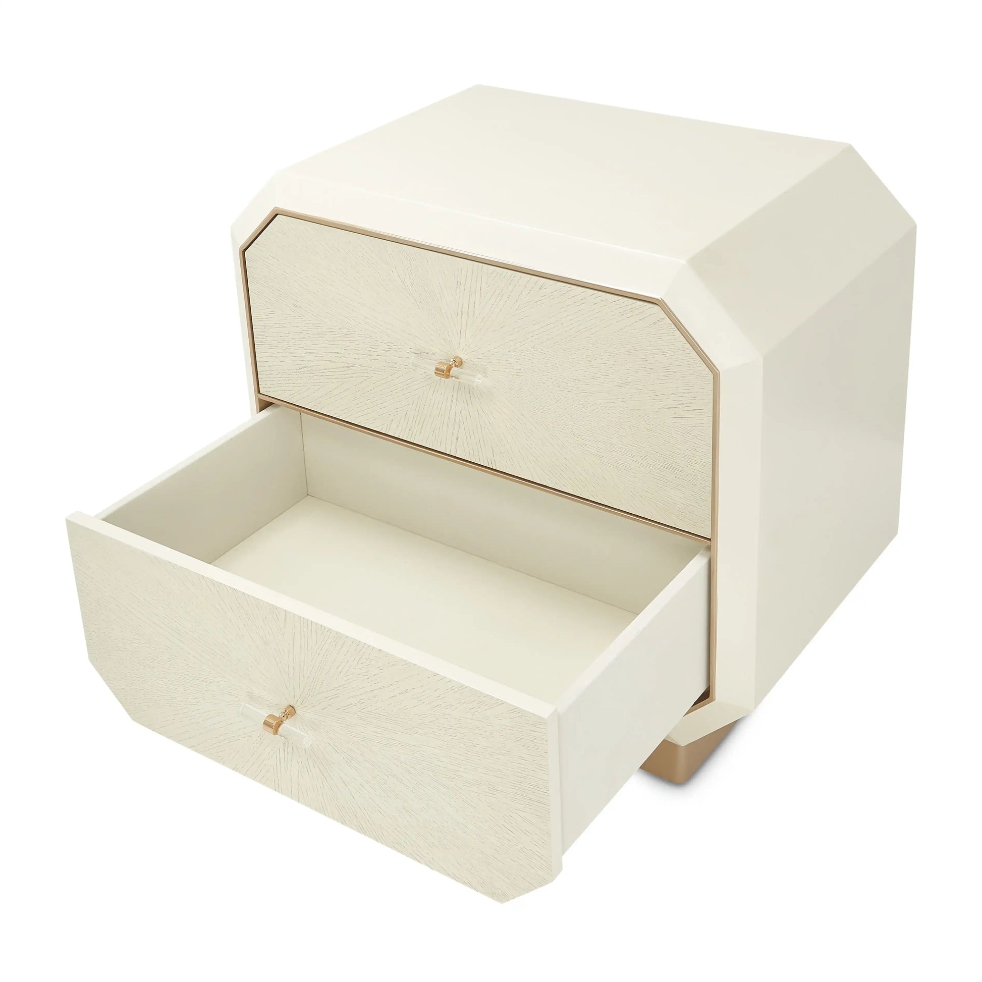 La Rachelle - 2-Drawer Nightstand - Champagne - Best Buy Furniture