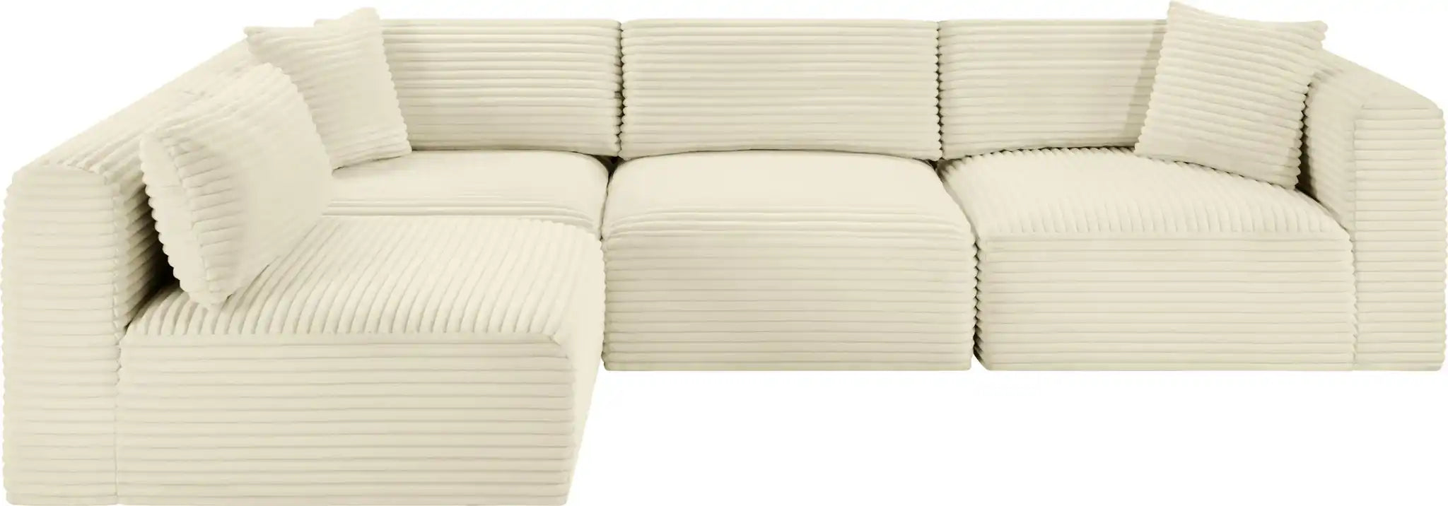 Shaggy - 4 Piece Modular Sectional