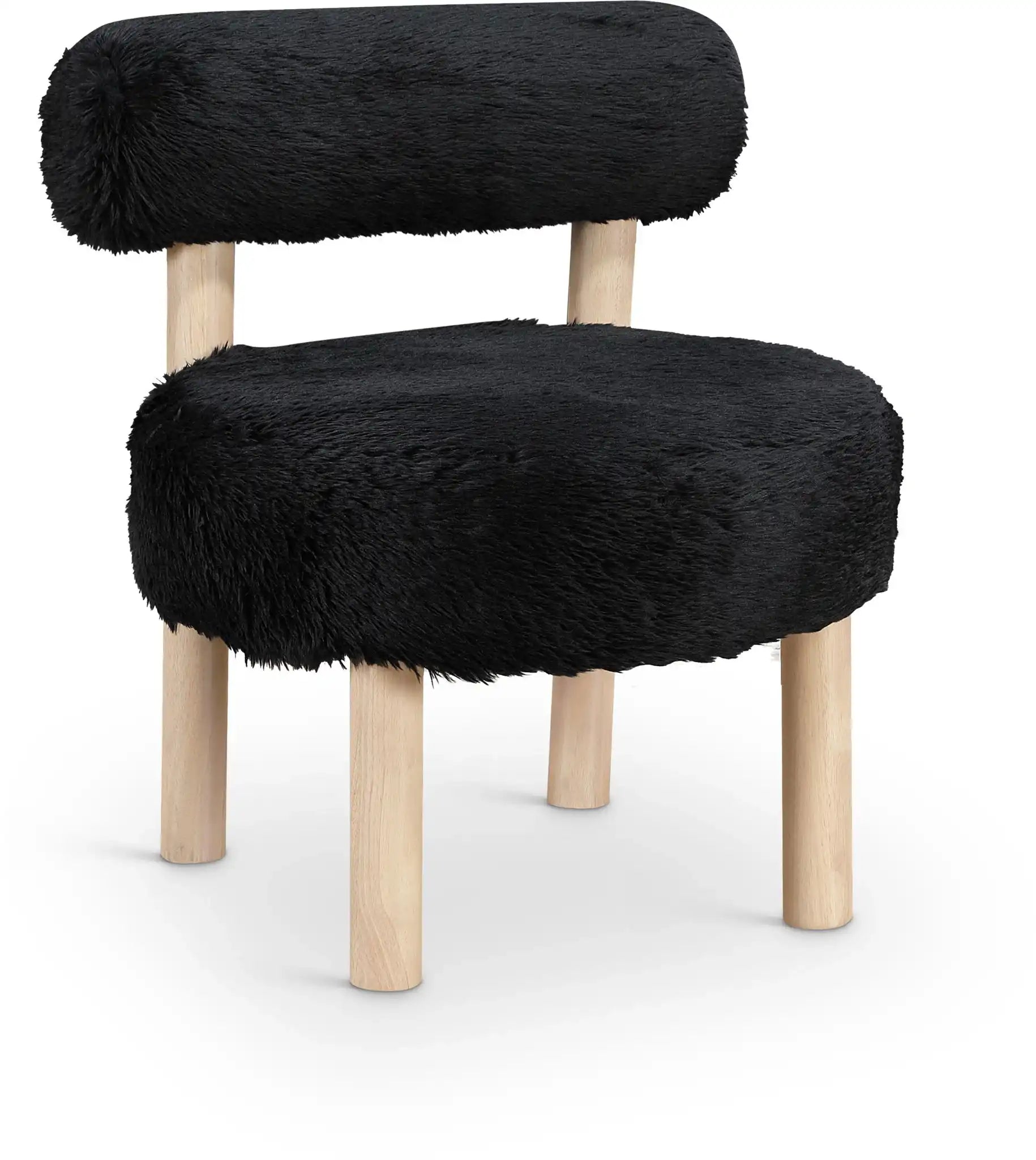 Ambre - Shearling Fabric Accent Chair - Best Buy Furniture
