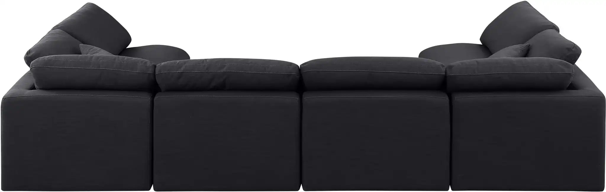 Indulge - Linen 6 Piece Modular U-Shaped Sectional
