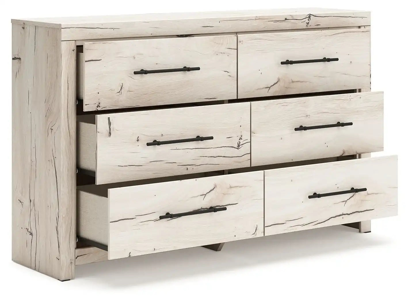 Lawroy - Six Drawer Dresser - Light Natural - Best Buy Furniture