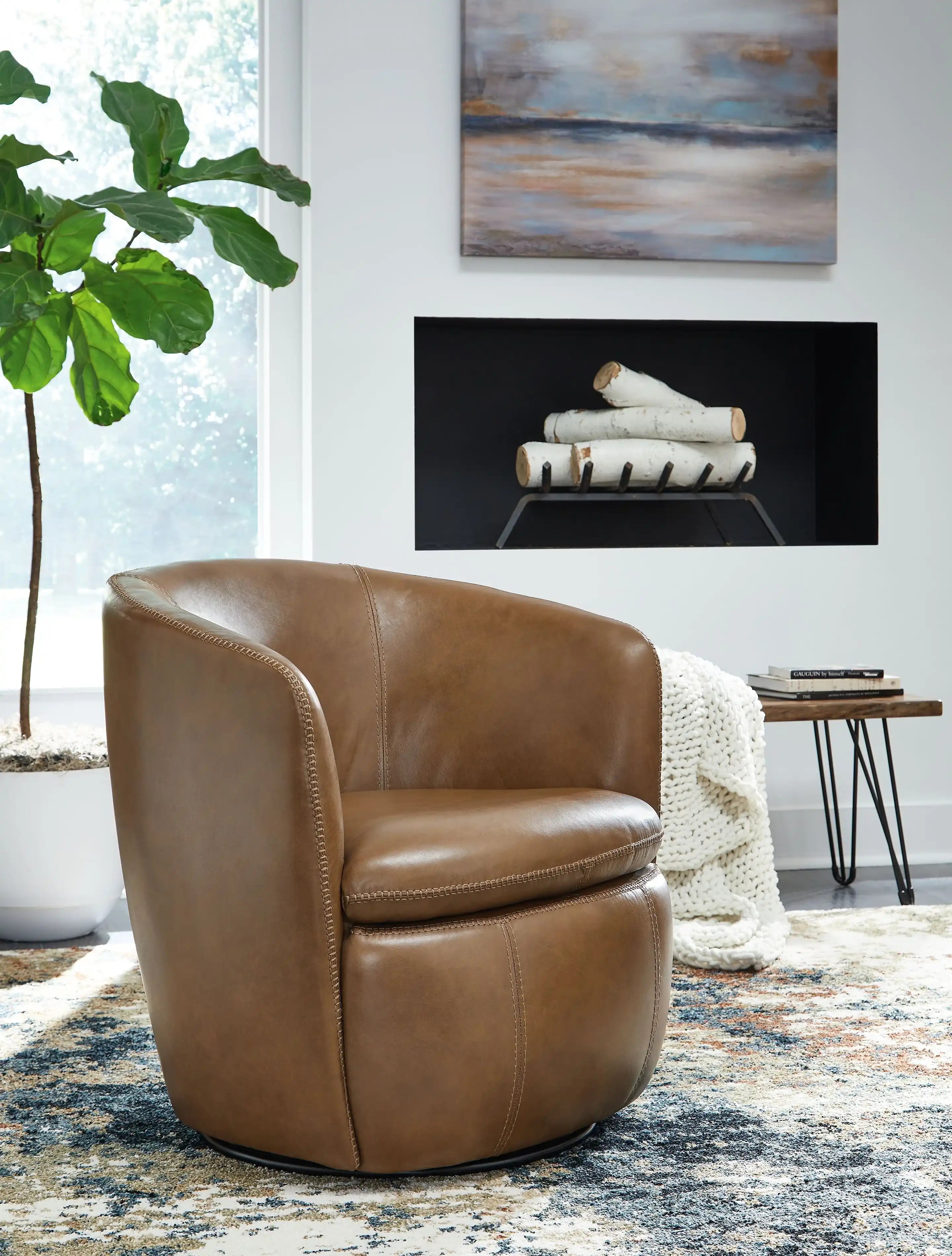 Kierreys - Swivel Chair - Best Buy Furniture