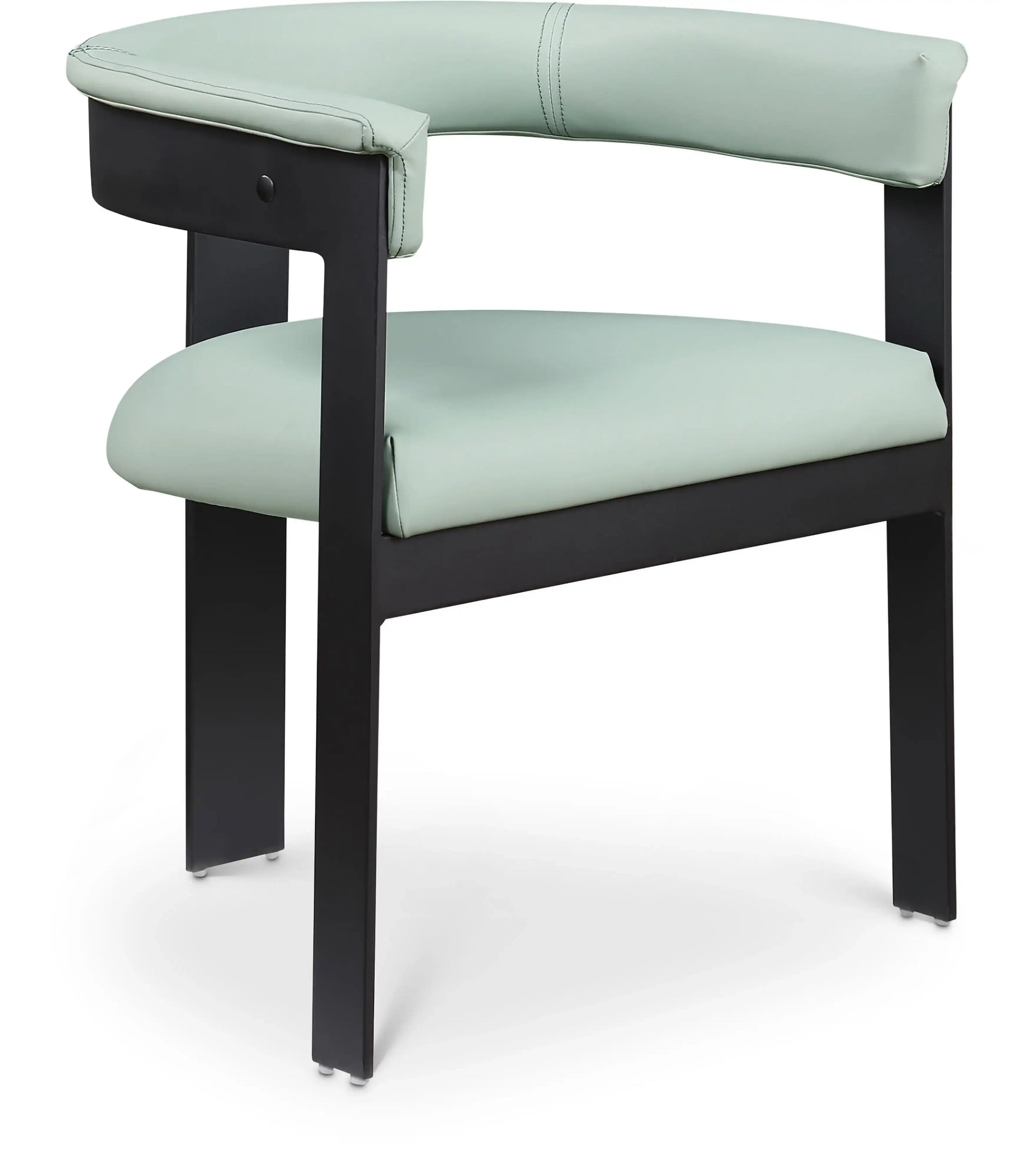 Romeo - Faux Leather Dining Chair With Black Base (Set of 2) - Best Buy Furniture