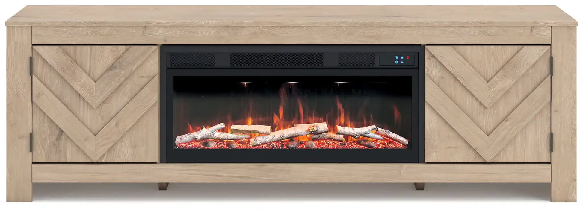 Cayboni - LG TV Stand With Fireplace Option - Best Buy Furniture