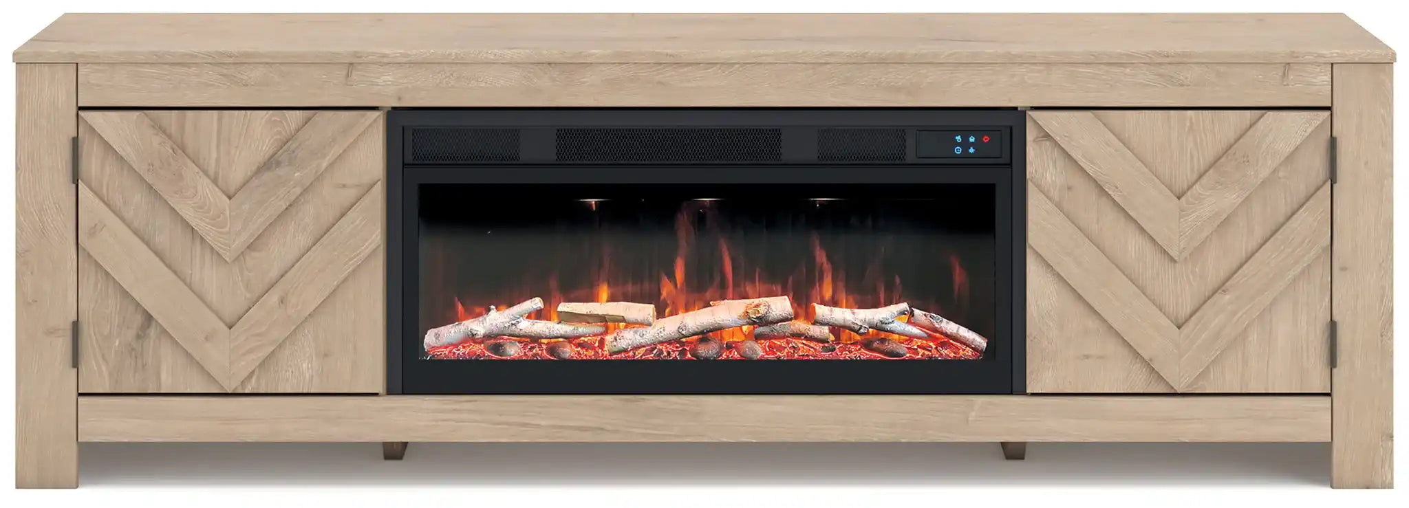 Cayboni - LG TV Stand With Fireplace Option - Best Buy Furniture