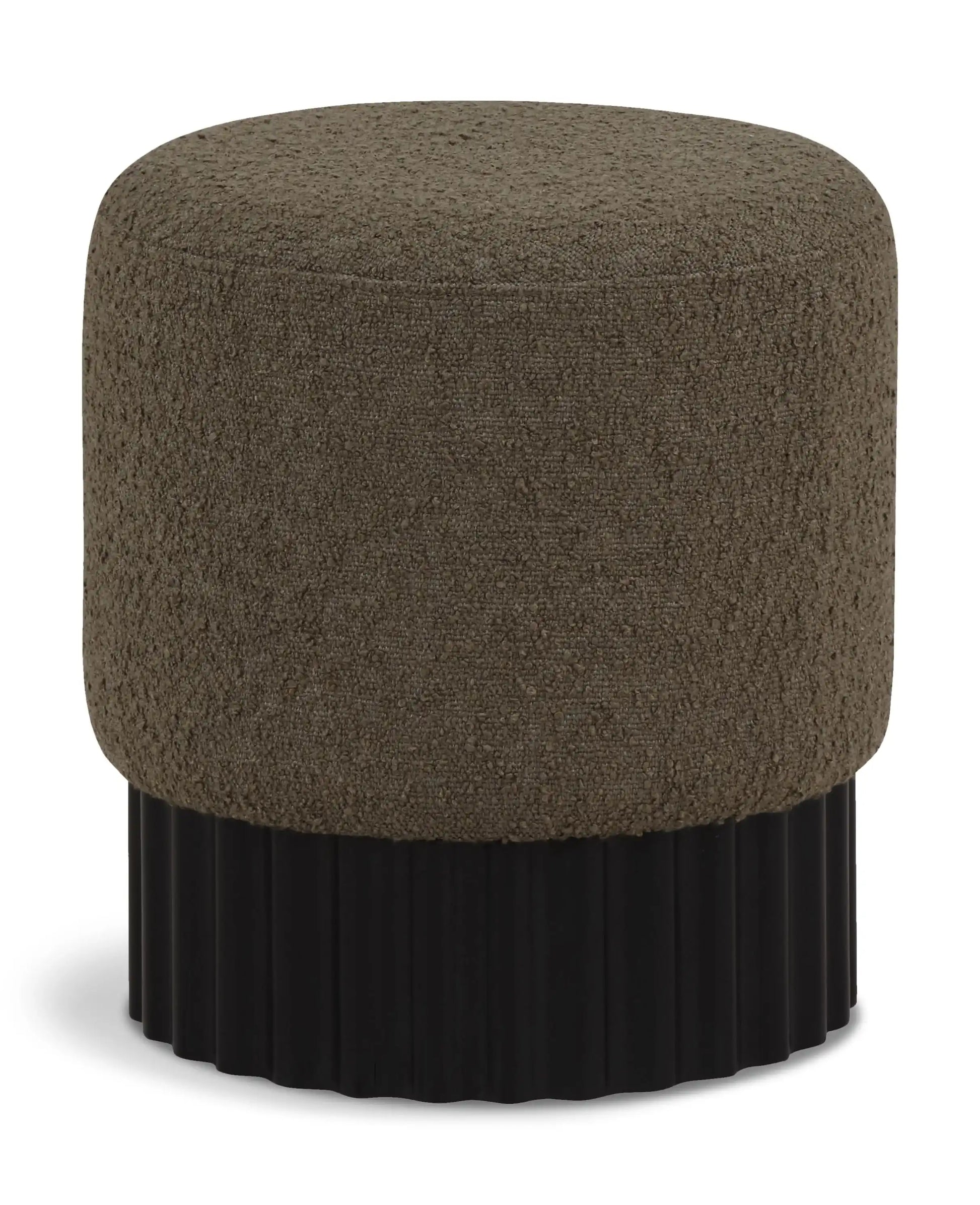 Veranda - Ottoman / Stool With Black Base - Best Buy Furniture