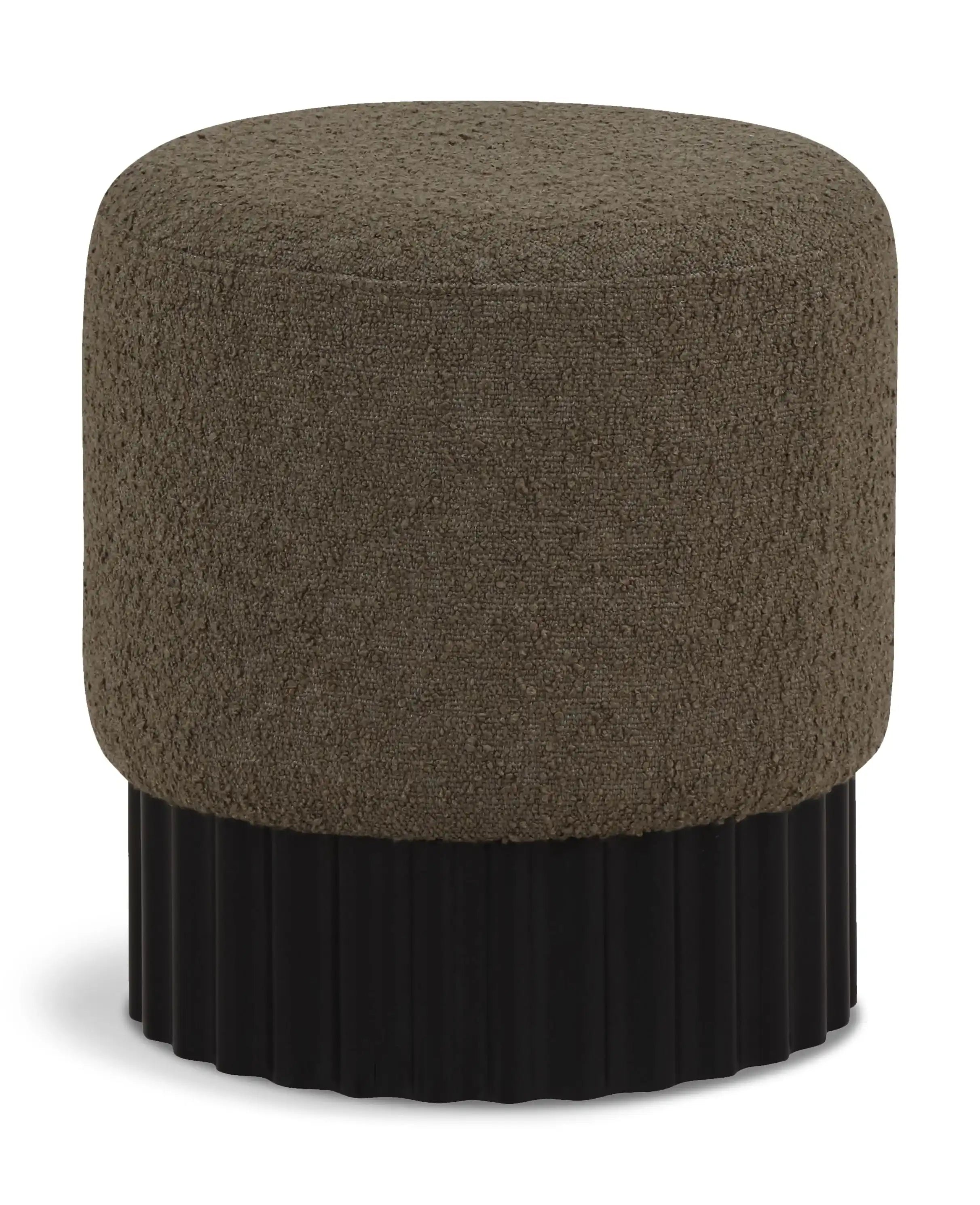 Veranda - Ottoman / Stool With Black Base - Best Buy Furniture