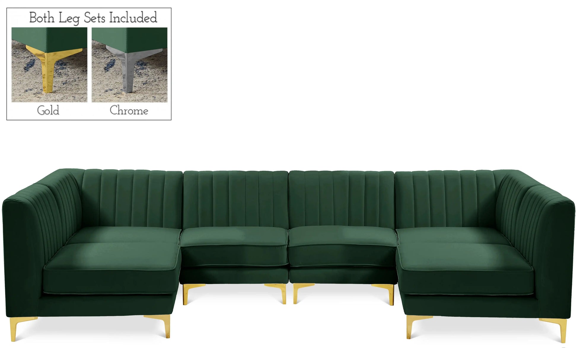 Alina - 6 Piece Modular U-Shaped Sectional - Best Buy Furniture