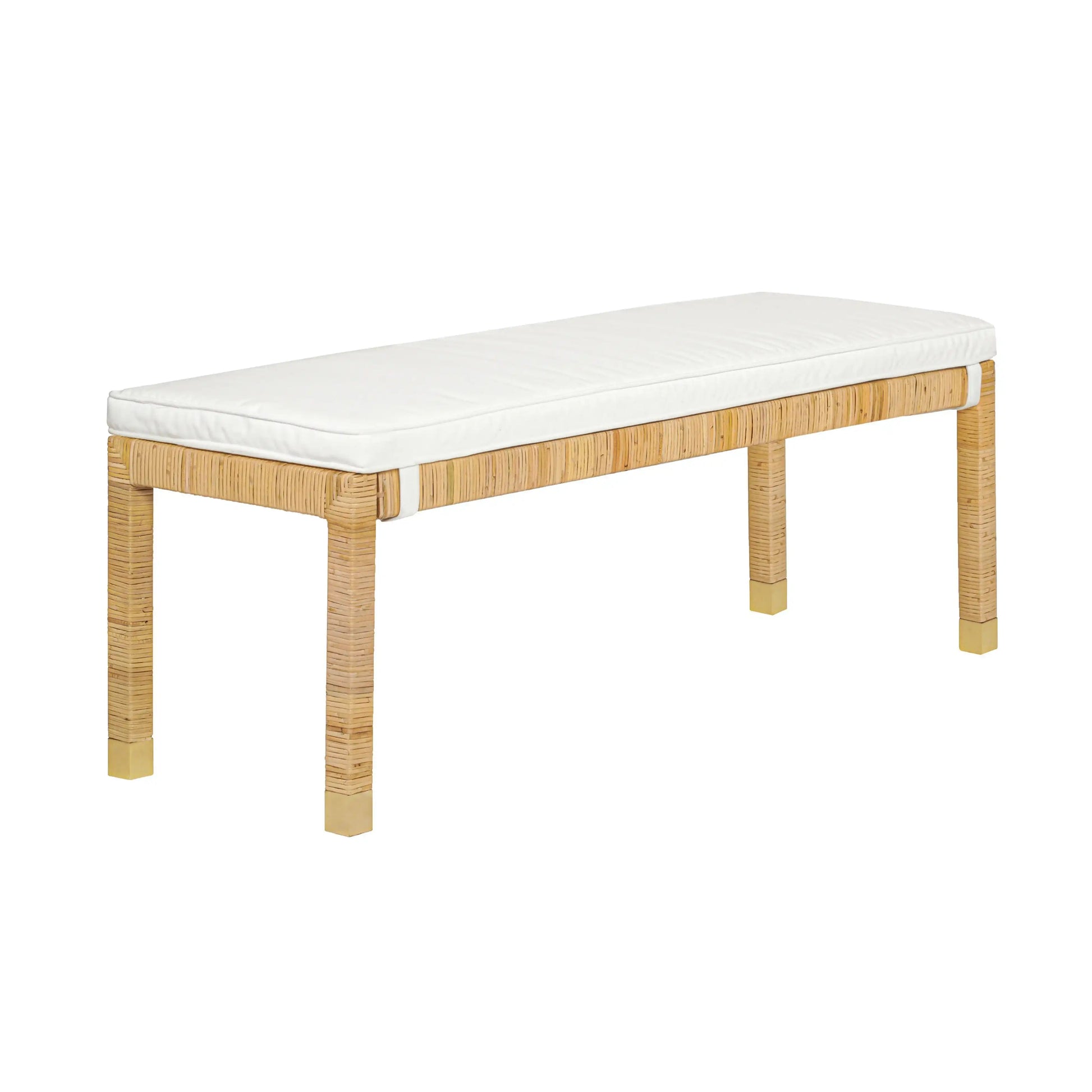 Amara - Woven Rattan Bench - Best Buy Furniture