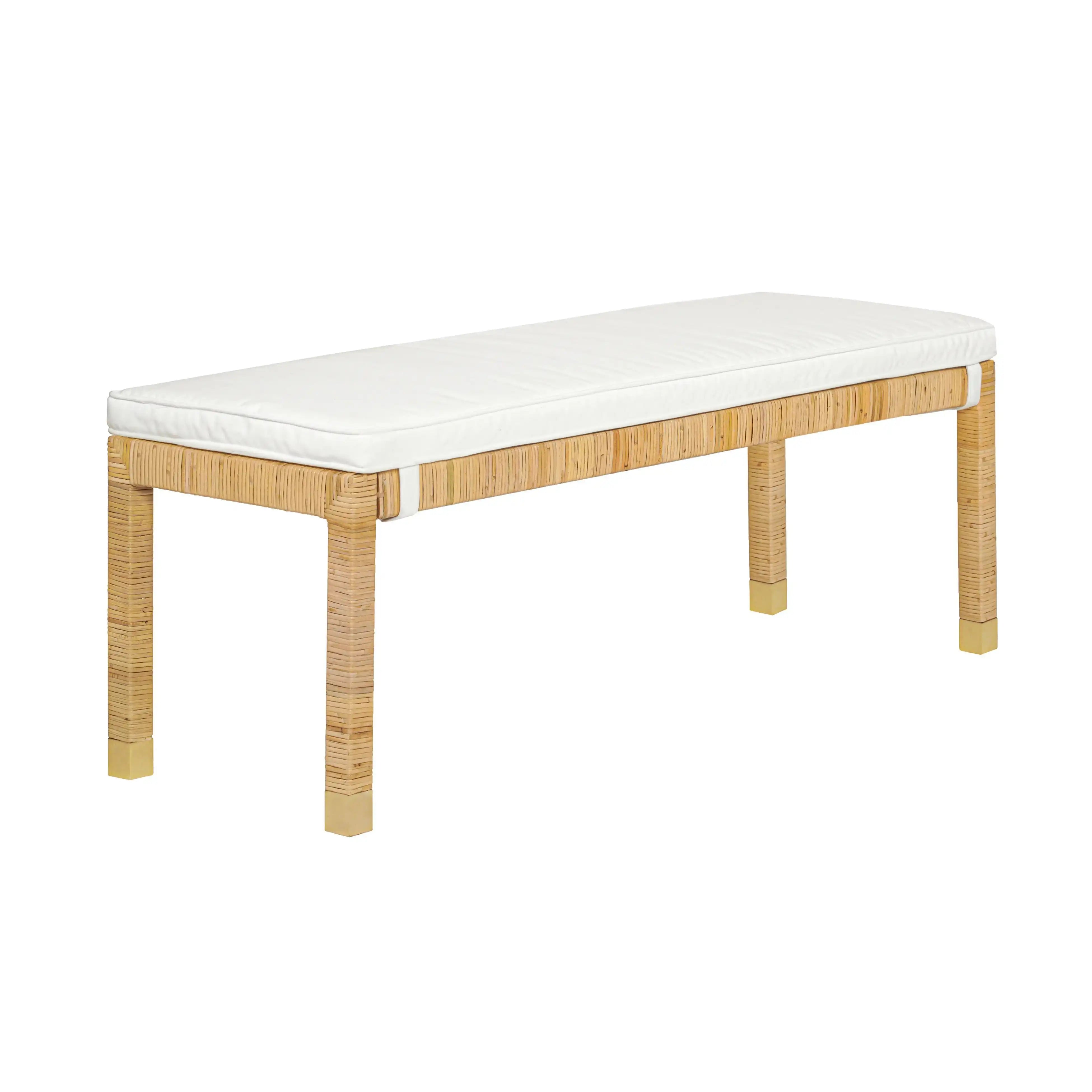 Amara - Woven Rattan Bench - Best Buy Furniture