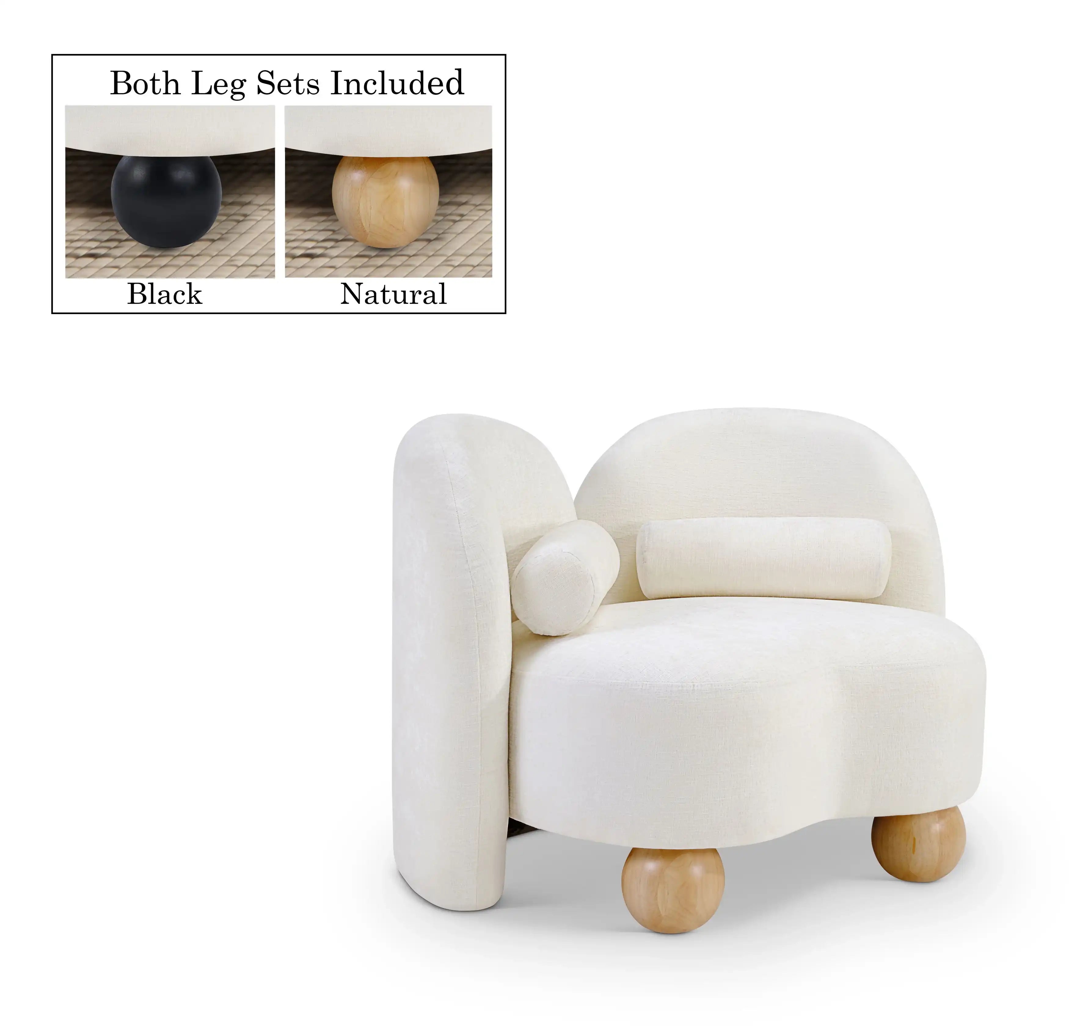 Daphne - Chenille Chair - Best Buy Furniture