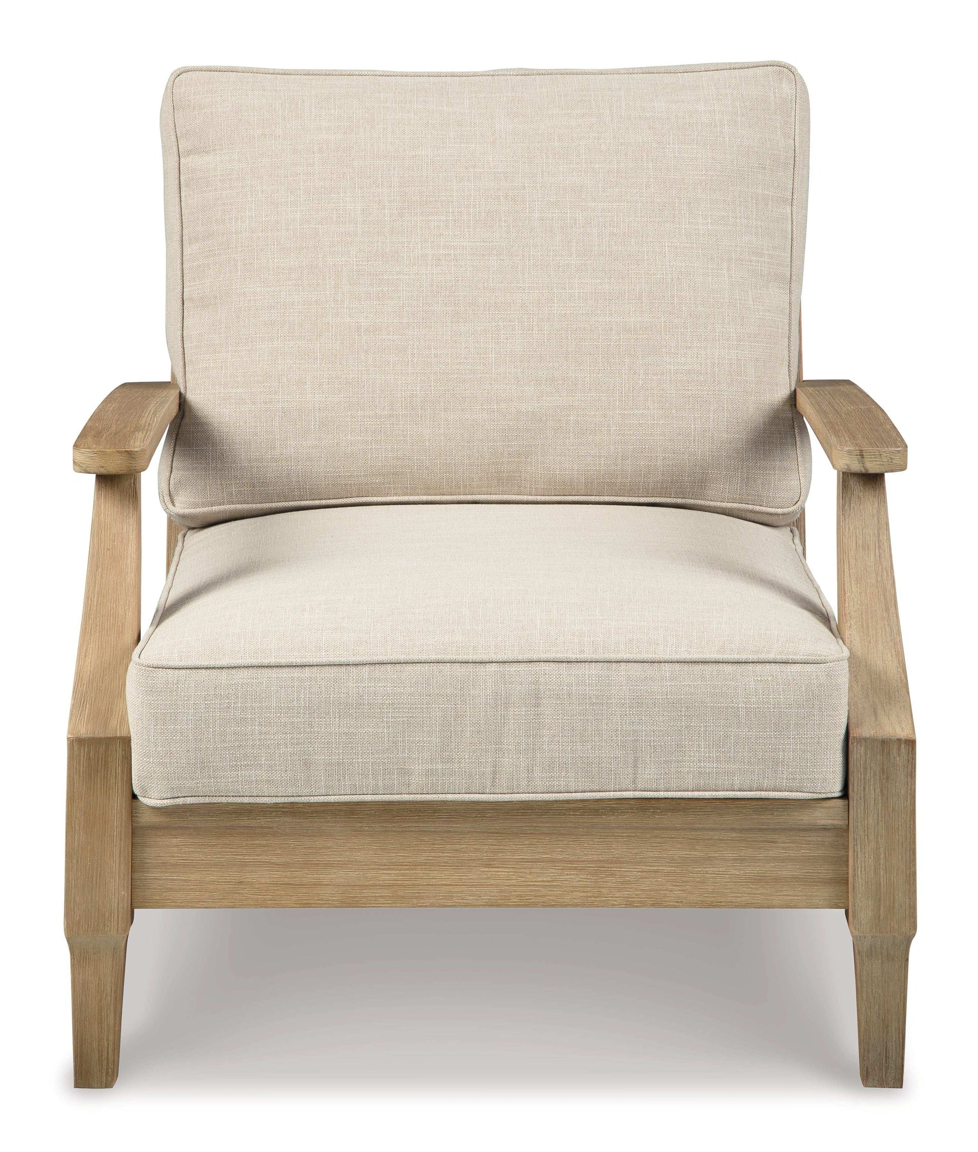 Clare View - Lounge Chair w/Cushion - Beige - Best Buy Furniture